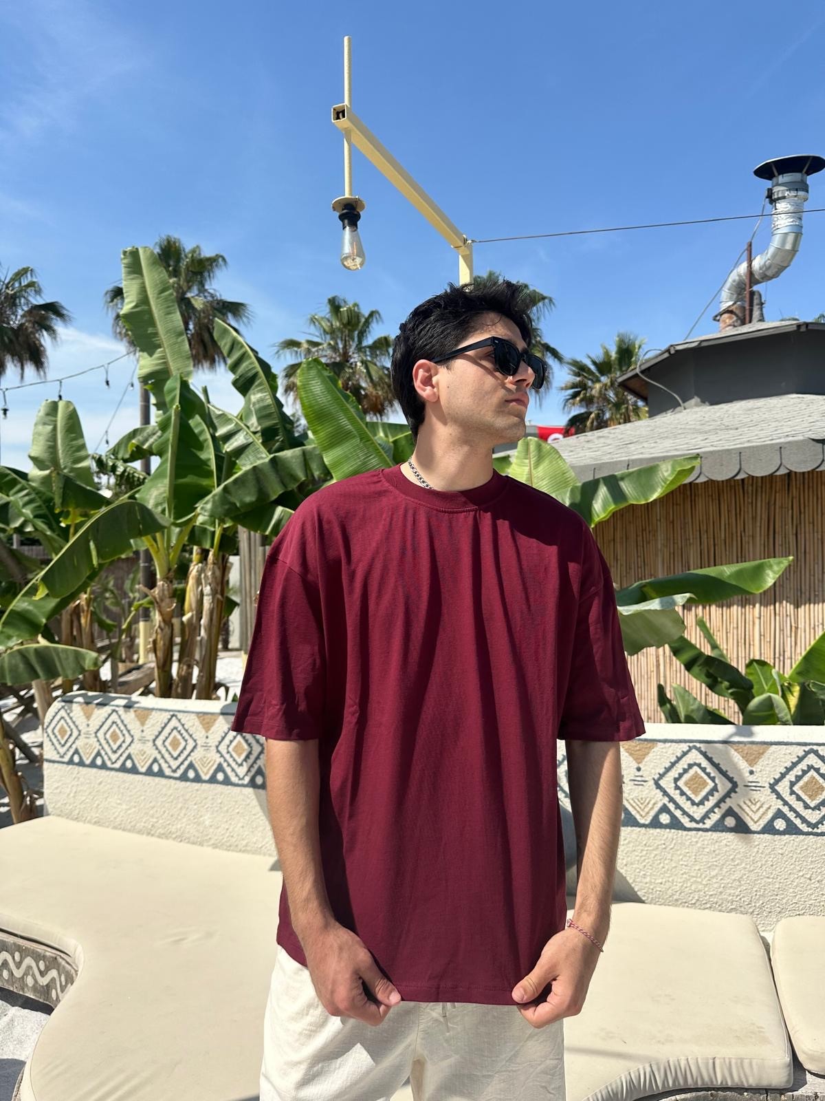 Bordo Sand Vibes Basic T-Shirt