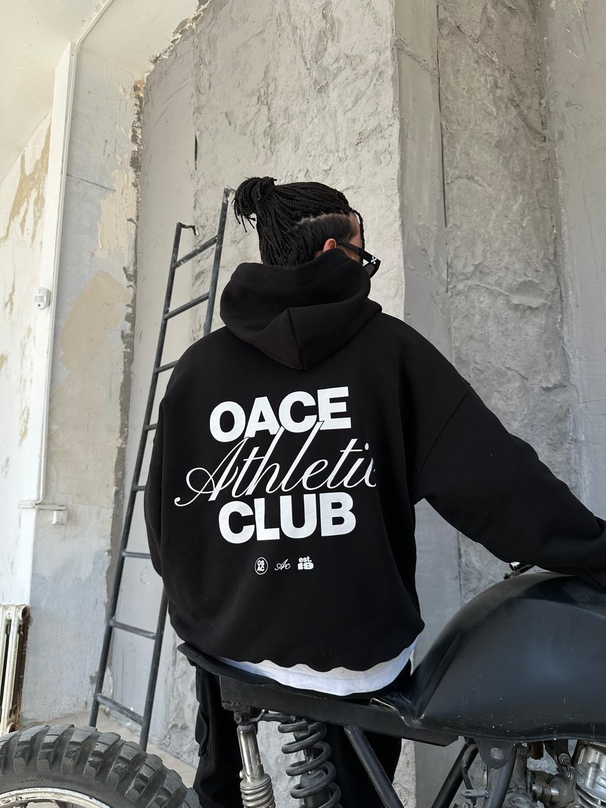 Oace Atlethic Club Back Print Hoodie