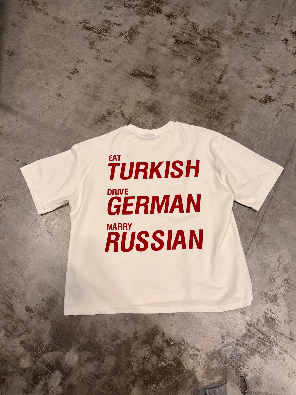 Howtolive White Oversize T-shirt