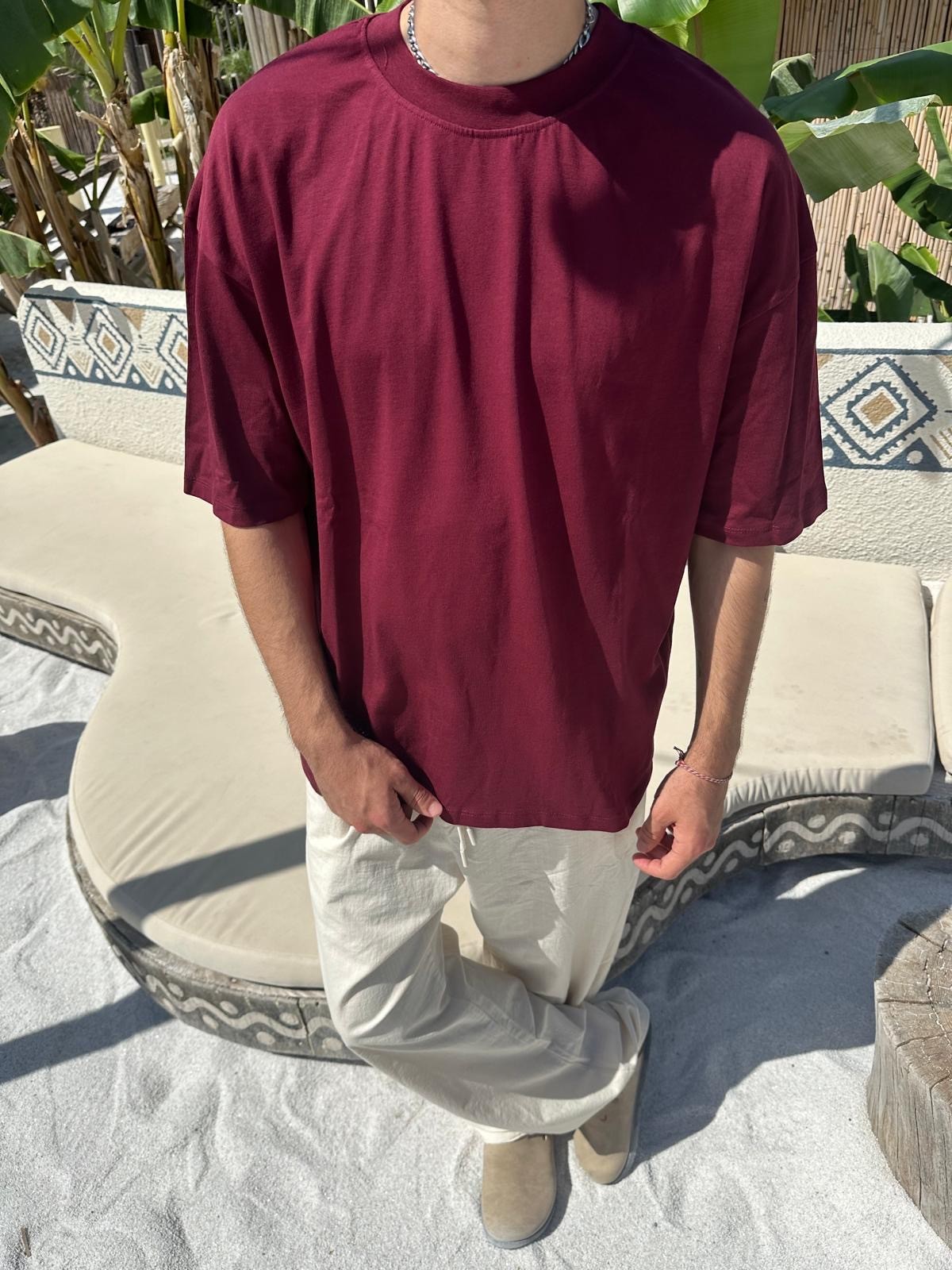 Bordo Sand Vibes Basic T-Shirt