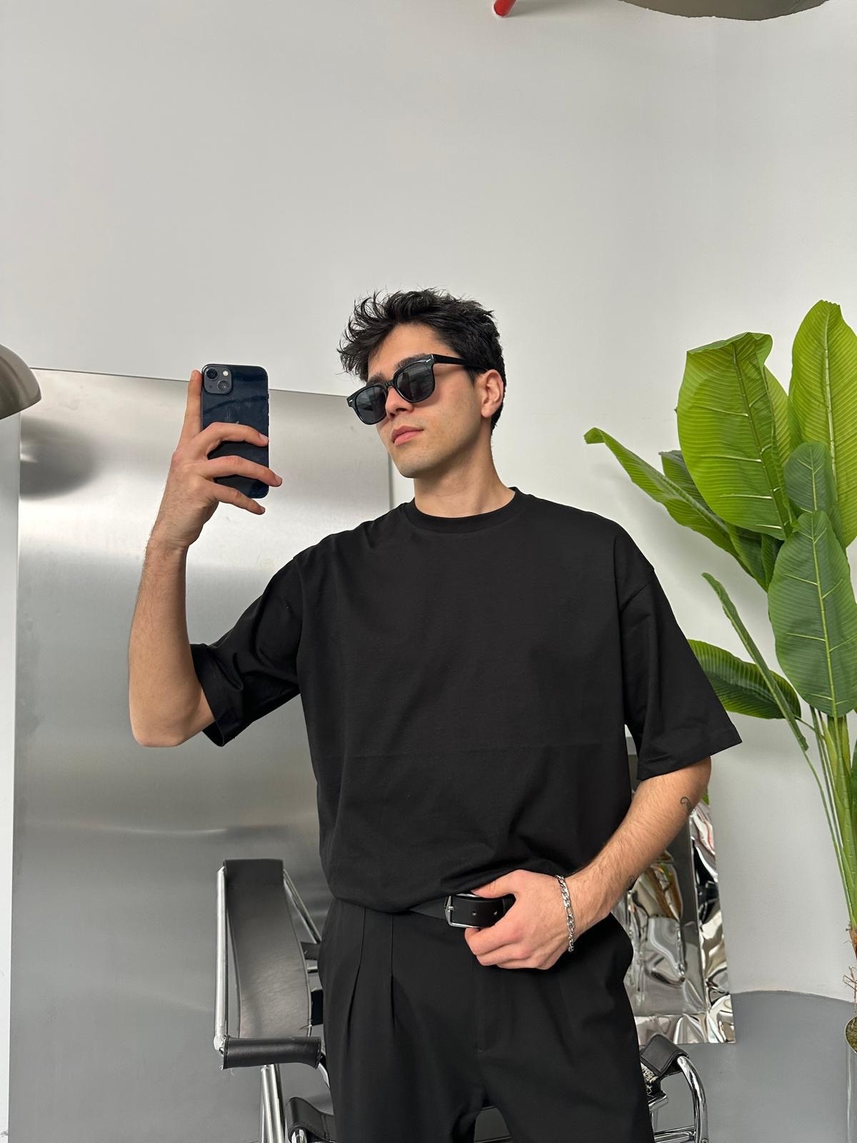 Siyah Regular Fit T-Shirt