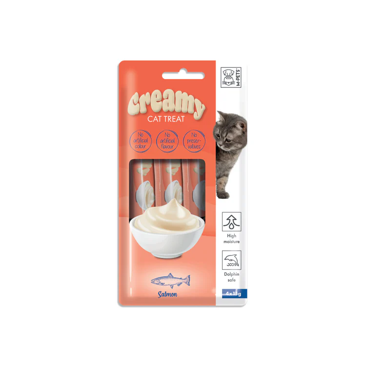 M-Pets Somonlu Krema Kedi Ödül Maması 15gr (4'lü)