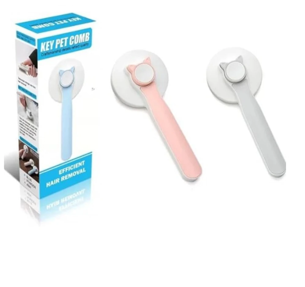 Key Pet Kulaklı Basmalı Kendi Kendine Temizlenen Kedi Köpek Tarağı