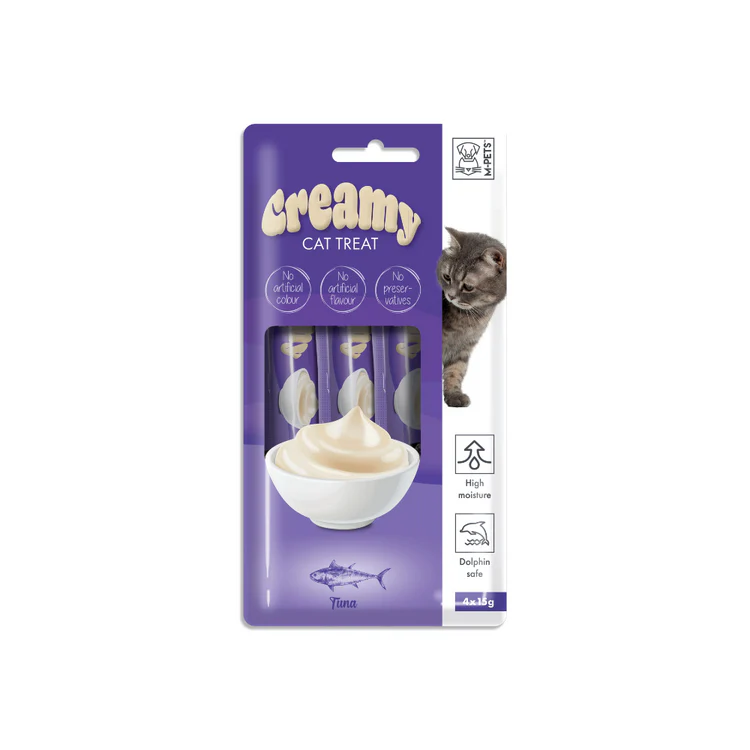 M-Pets Ton Balıklı Krema Kedi Ödül Maması 15gr (4'lü)