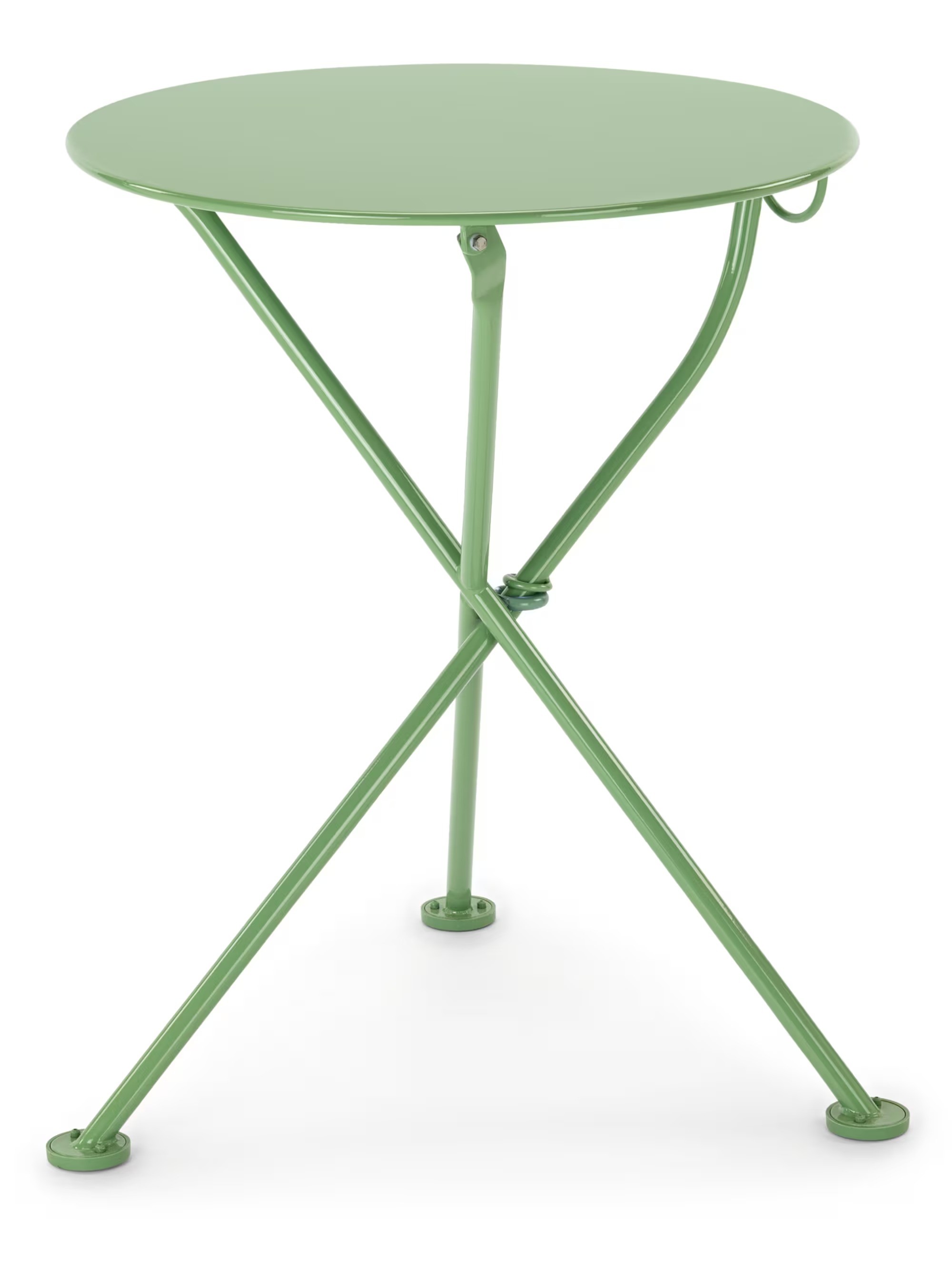 Katlanır Yuvarlak Masa Metal Tabla - 60 cm