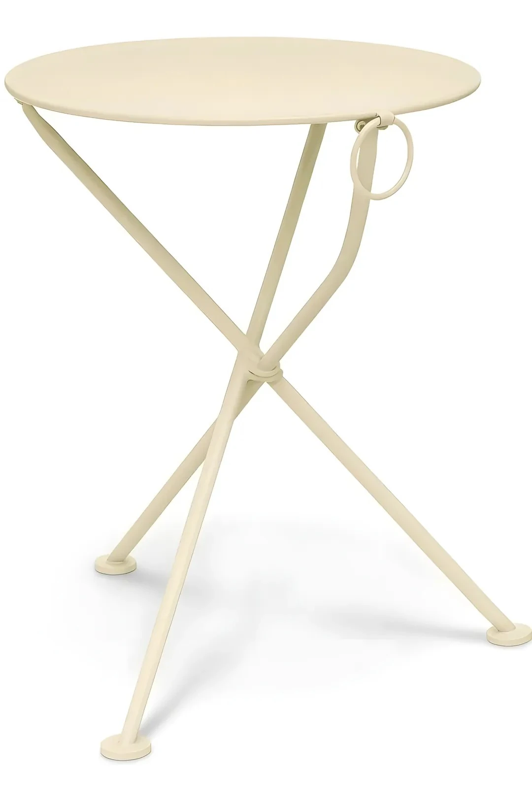 4139 Çap 60 cm - 4140 Çap 70 cm Katlanır yuvarlak masa metal tabla.