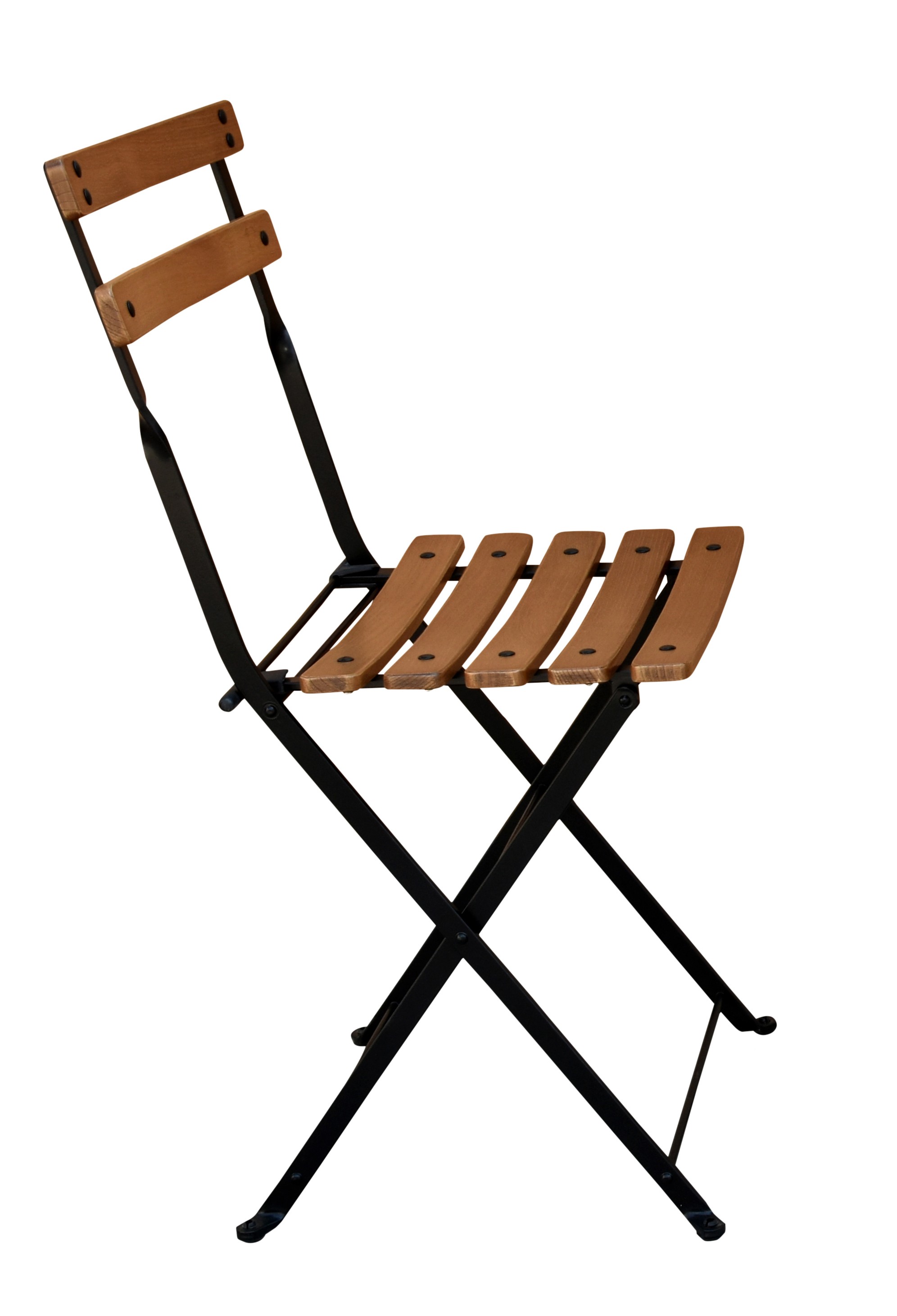 5508 Katlanır sandalye ahşap kavisli çıta.