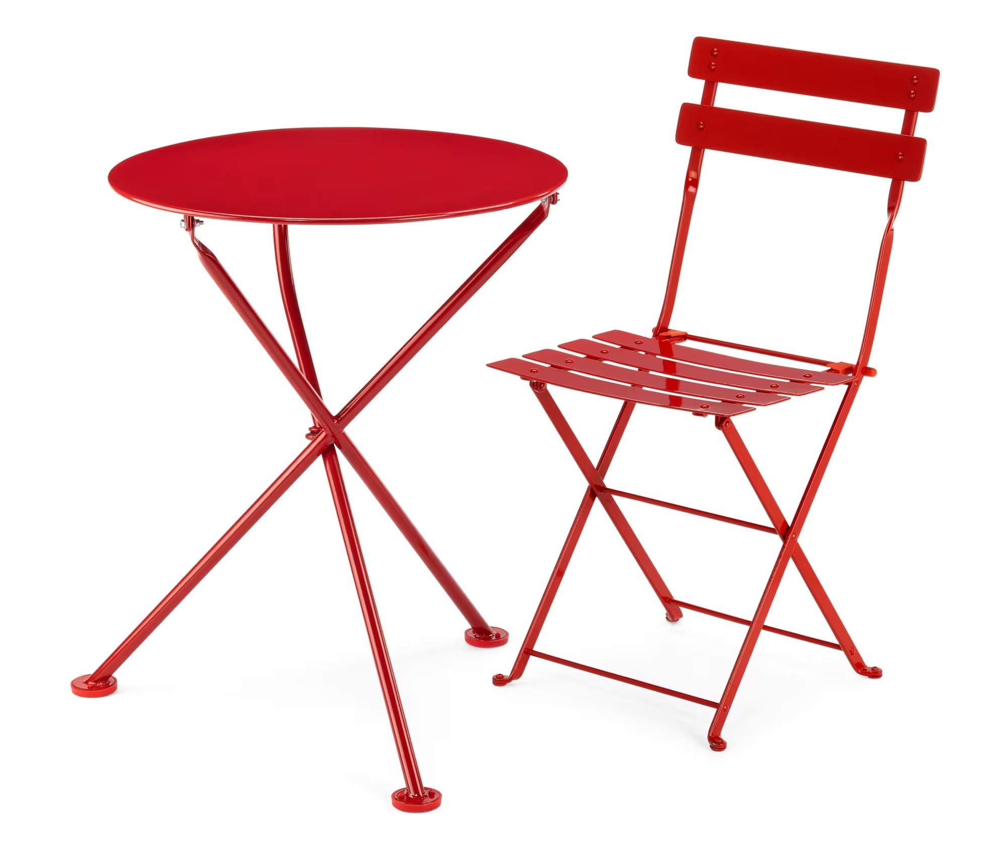 Katlanır sandalye ve masa 2 + 1 takım - 60 cm