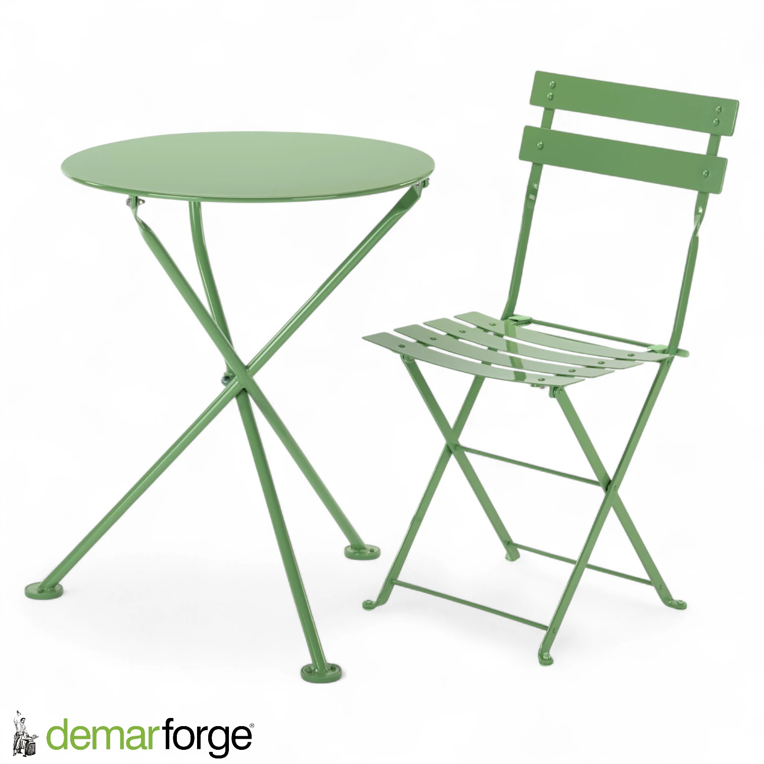 5502 S Katlanır sandalye & katlanır yuvarlak masa metal tabla. - RAL 6021