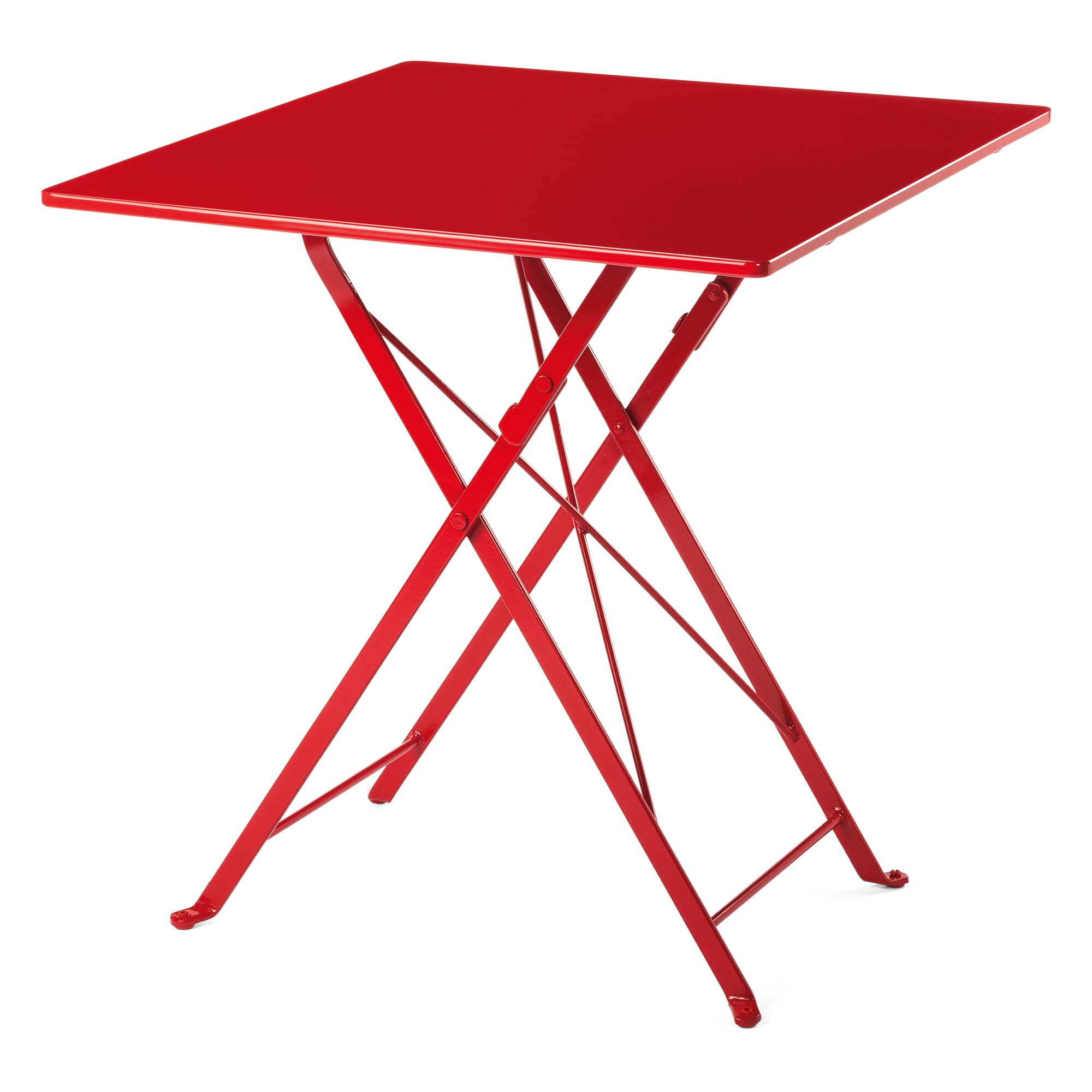 Katlanır kare masa metal tabla.