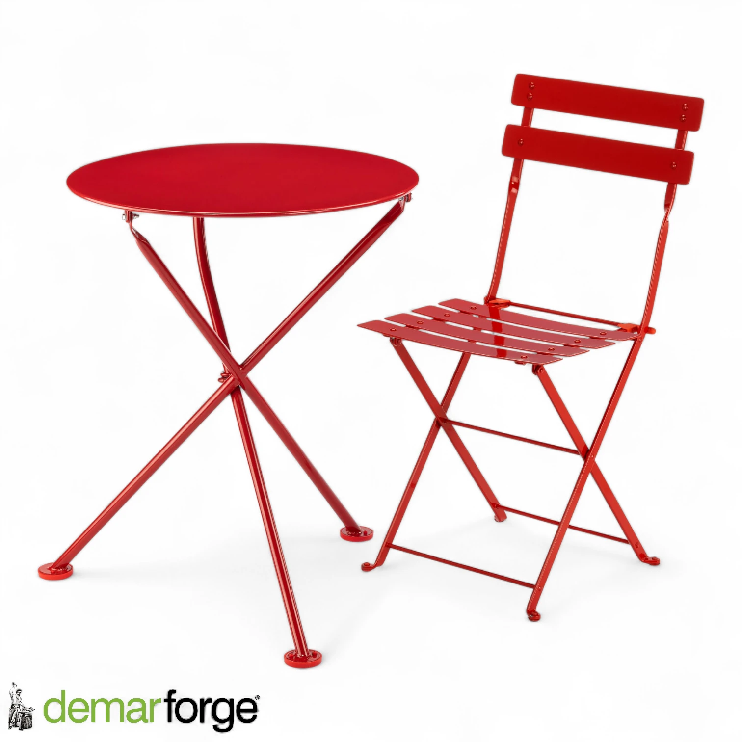 5502 S Katlanır sandalye & katlanır yuvarlak masa metal tabla. - RAL 3001