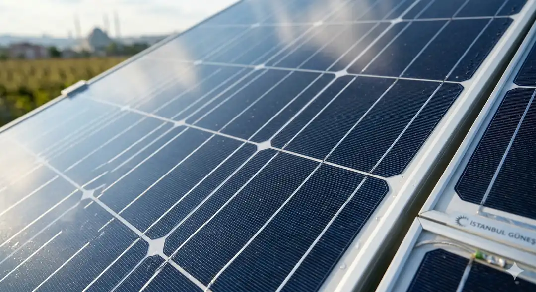GÜNEŞ PANELLERİ YAKIN ÇEKİM