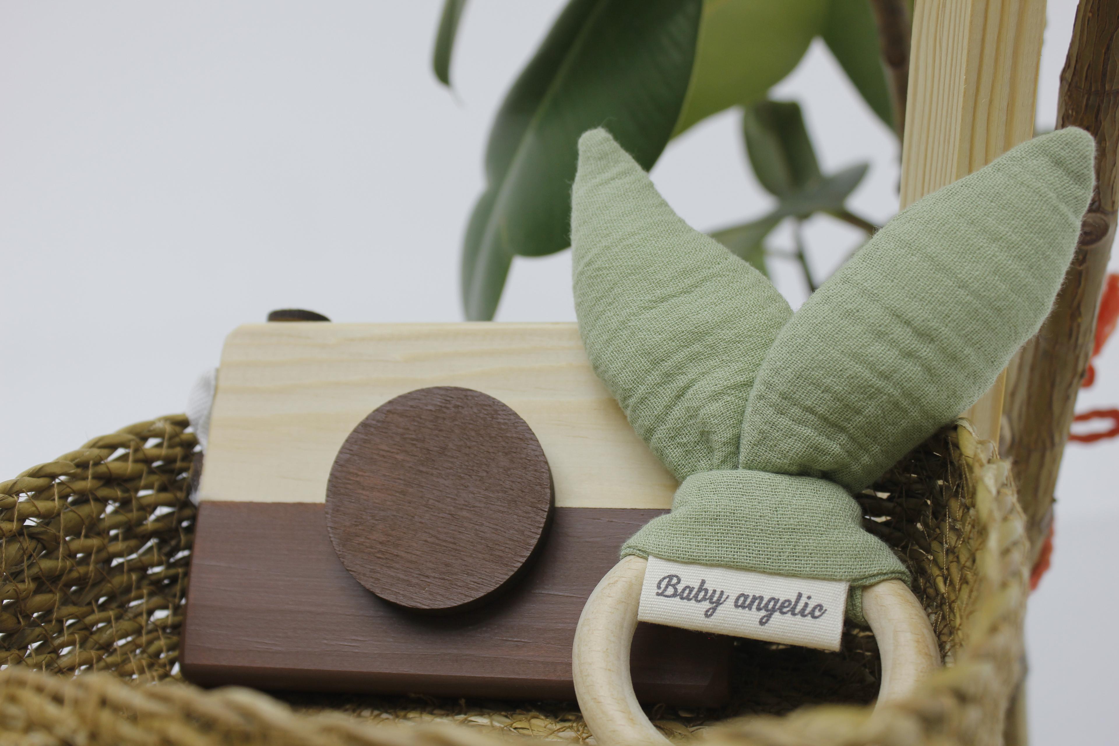 Baby Angelic Doğal Diş Kaşıyıcı – 4 Farklı Model Seçeneği - Yeşil