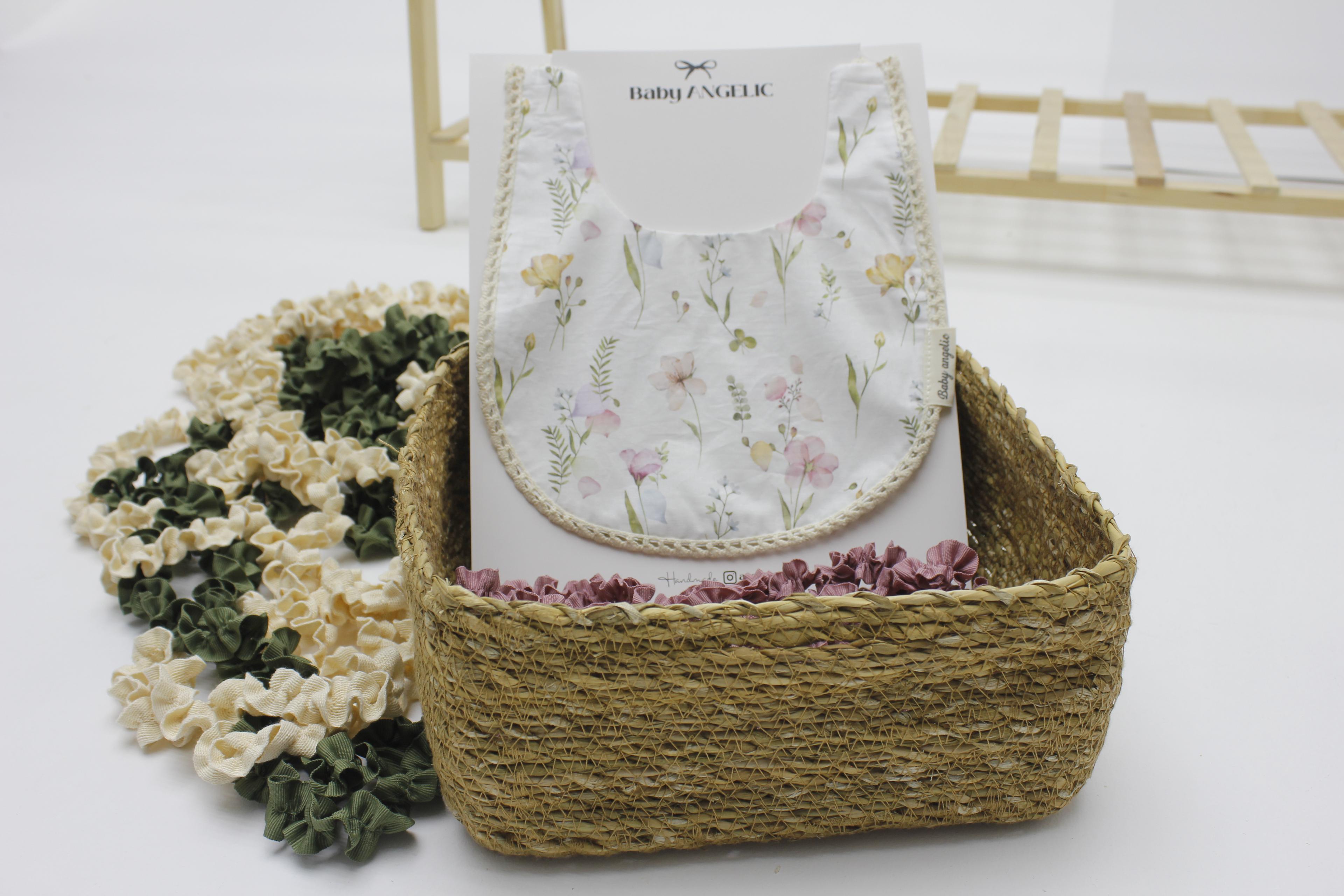 Baby Angelic Keten Bebek Önlükleri (9 Farklı Model) - Keten 4