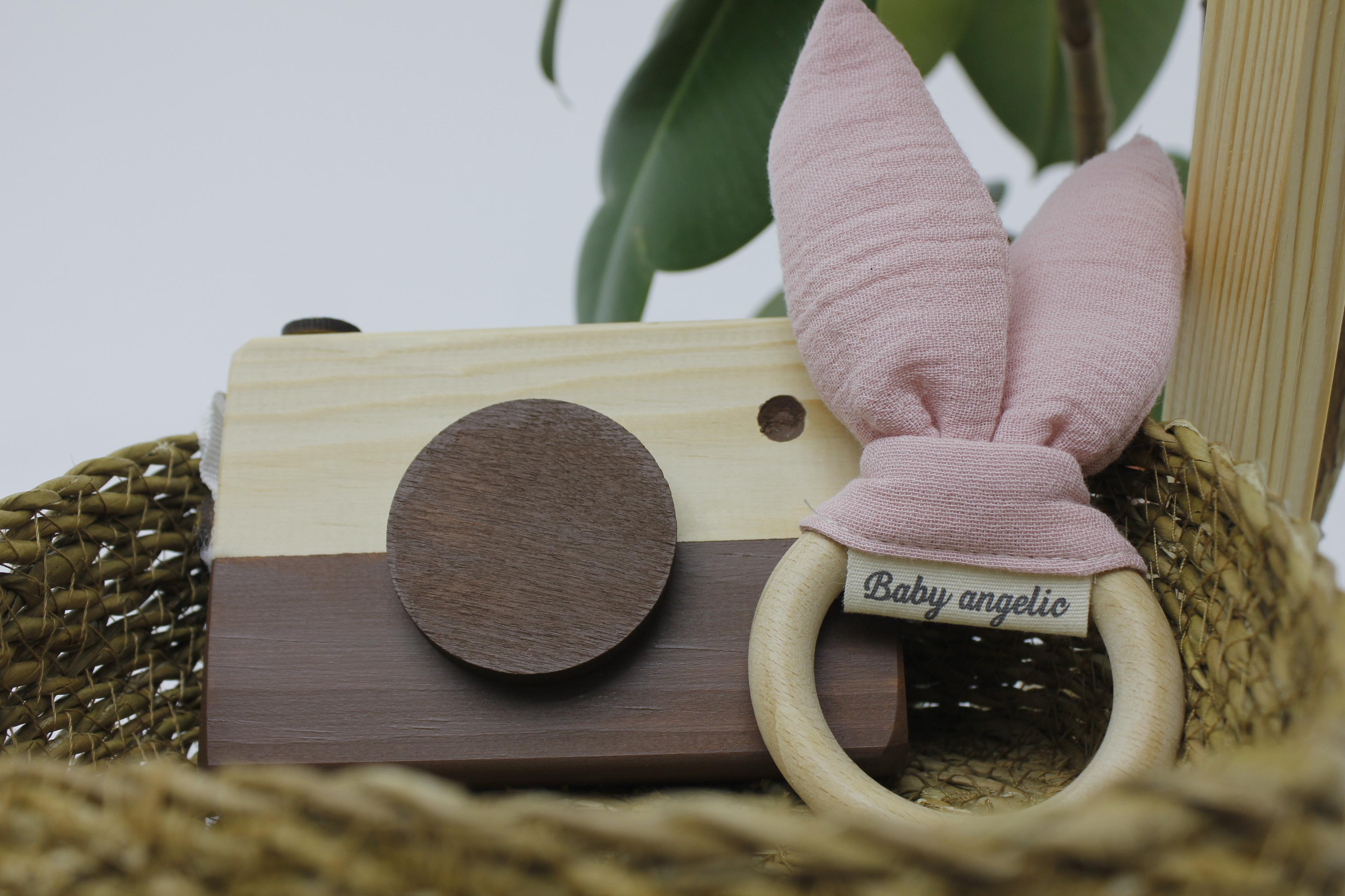 Baby Angelic Doğal Diş Kaşıyıcı – 4 Farklı Model Seçeneği - Pembe