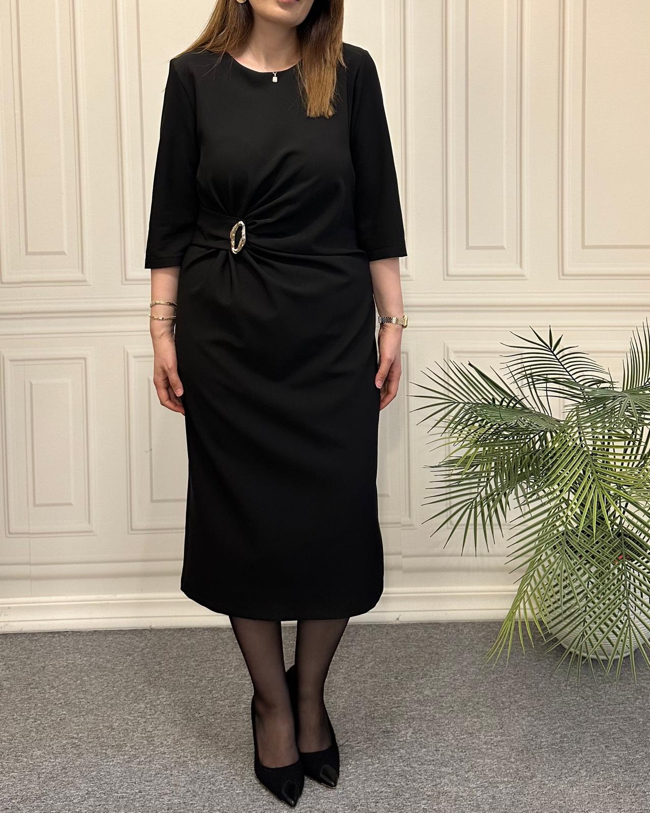  ( Ön Sipariş Ürünüdür) Marley  Elbise Siyah