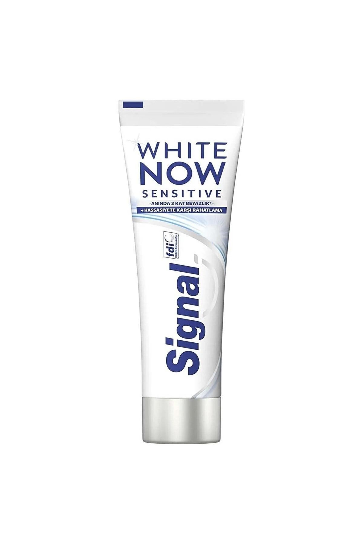 White Now Diş Macunu Sensitive Anında 3 Kat Beyazlık 75 Ml X 2 Adet