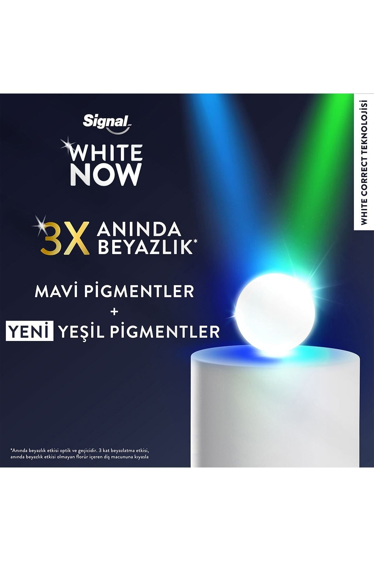 White Now Gold Beyazlatıcı Işıltı Diş Macunu 75ml X4 Fırça Kabı