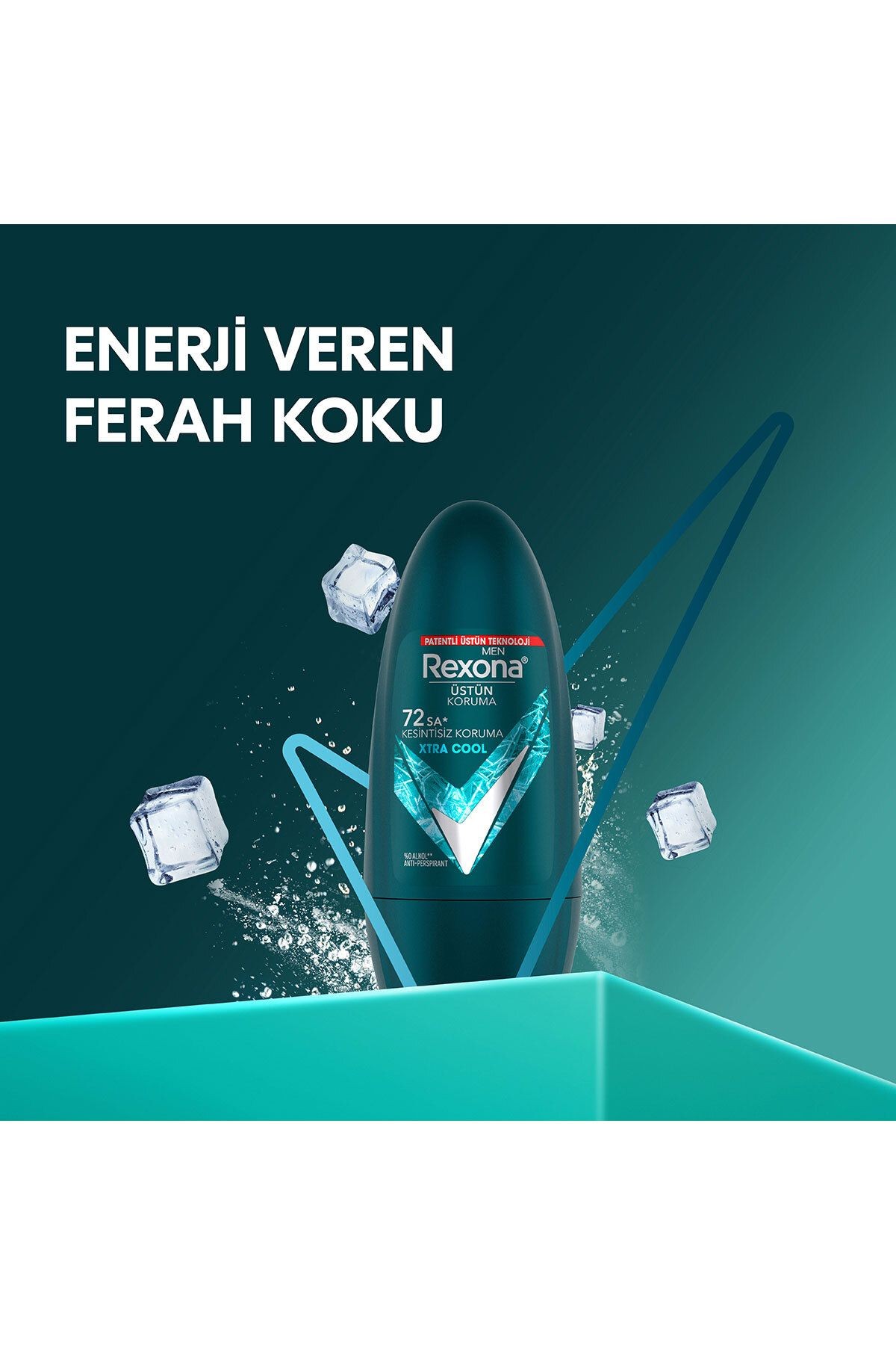 Üstün Koruma Erkek Roll On Deodorant Xtra Cool 72 Saat Kesintisiz Koruma 50 ml