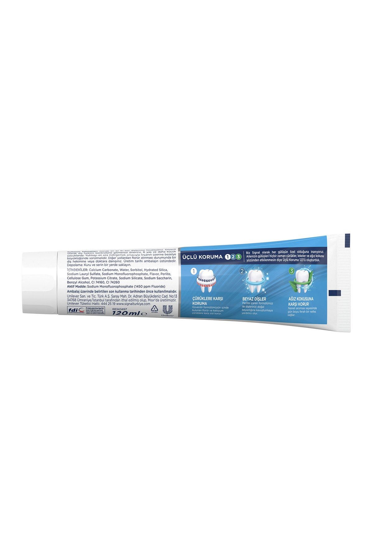 Diş Macunu Üçlü Koruma 120 ml X4