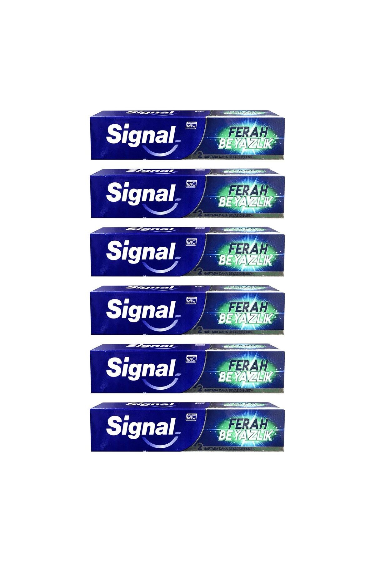 Ferah Beyazlık 50 ml Diş Macunu x 6 Adet