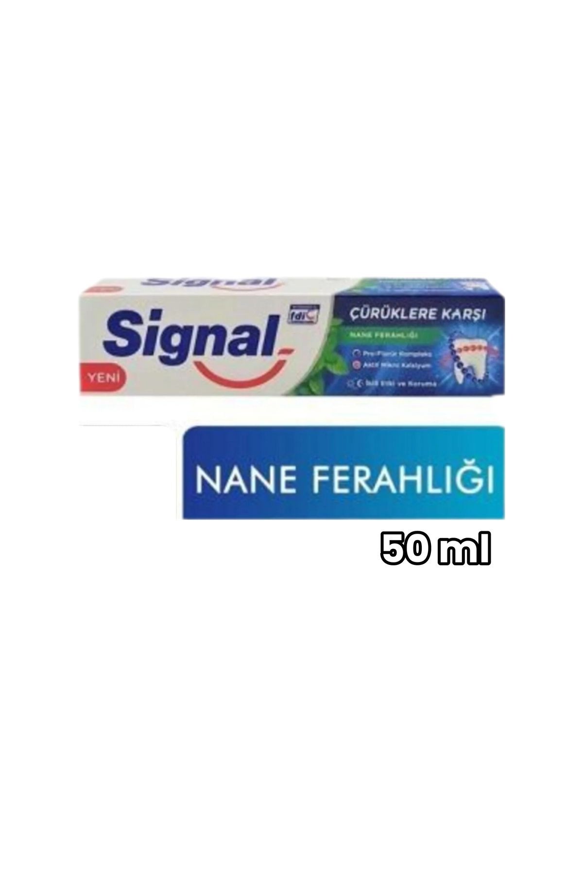 Diş Macunu Çürüklere Karşı Nane Ferahlığı 50 ml X4 Adet