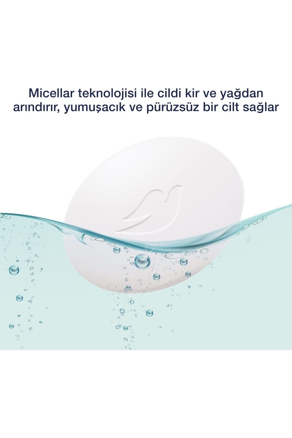 Beauty Cream Bar Katı Güzellik Sabunu Micellar Hassas Ciltler Için Nemlendirici Etkili, 90 Gr