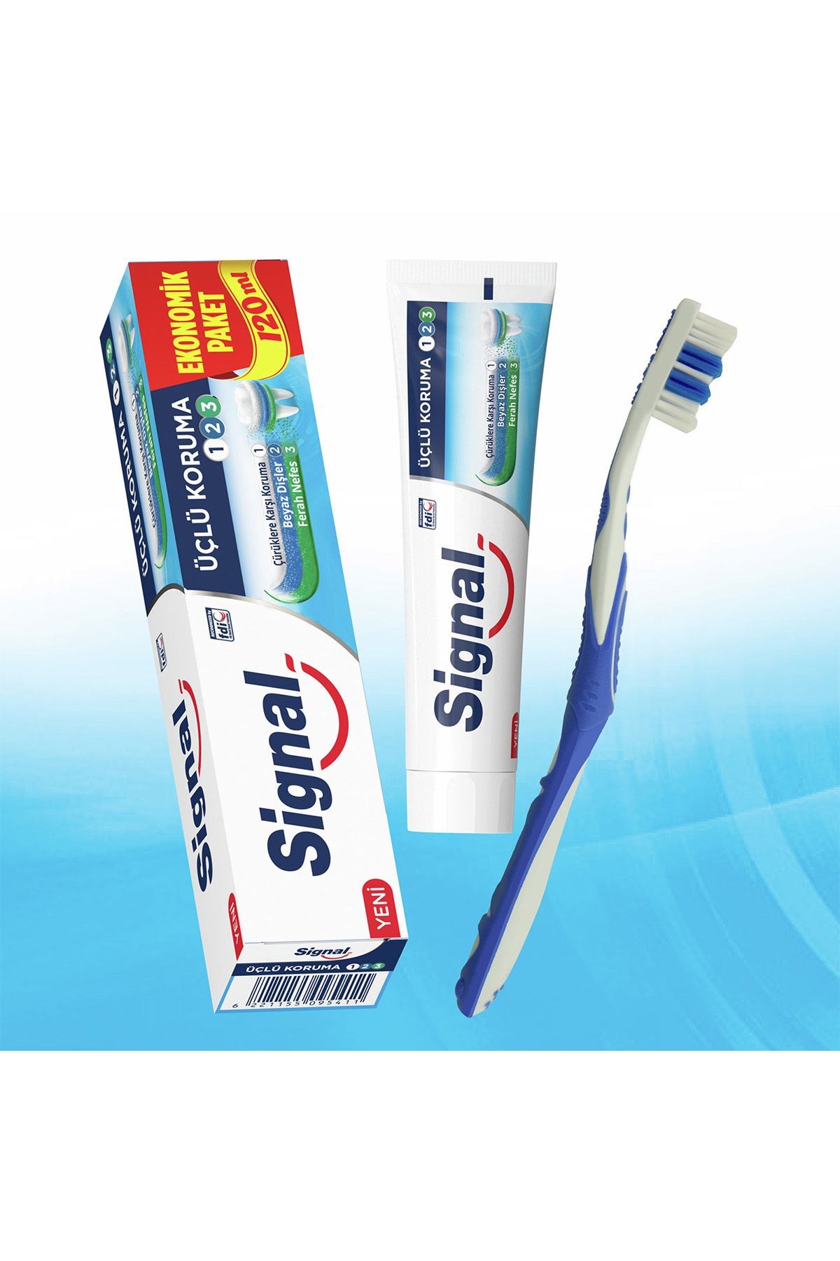 Diş Macunu Üçlü Koruma 120 ml X4