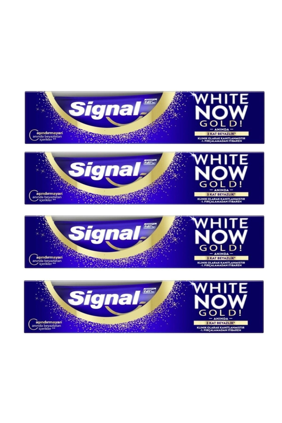 Diş Macunu White Now Gold 50 Ml X 4 Adet 1909seri