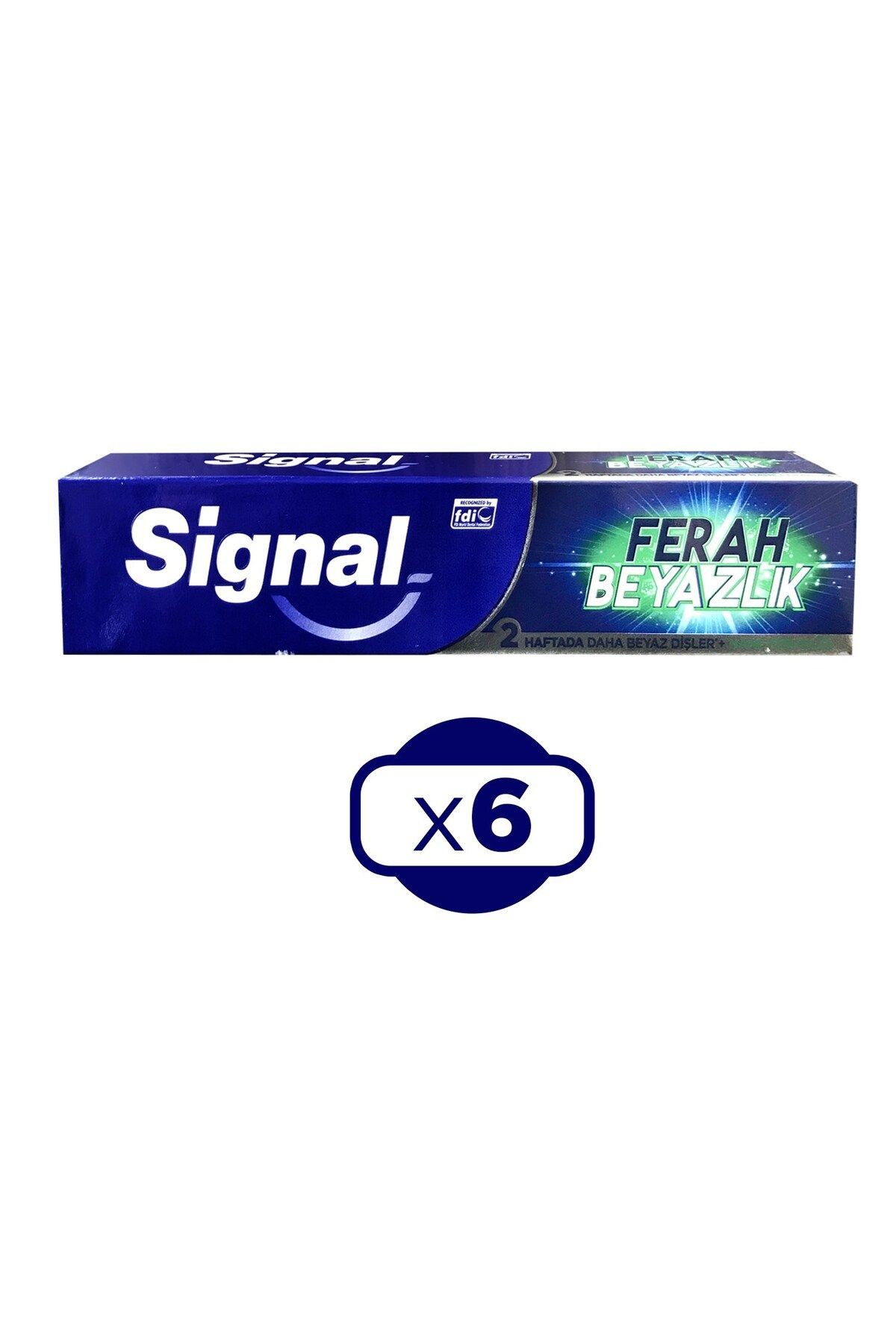 Ferah Beyazlık 50 ml Diş Macunu x 6 Adet