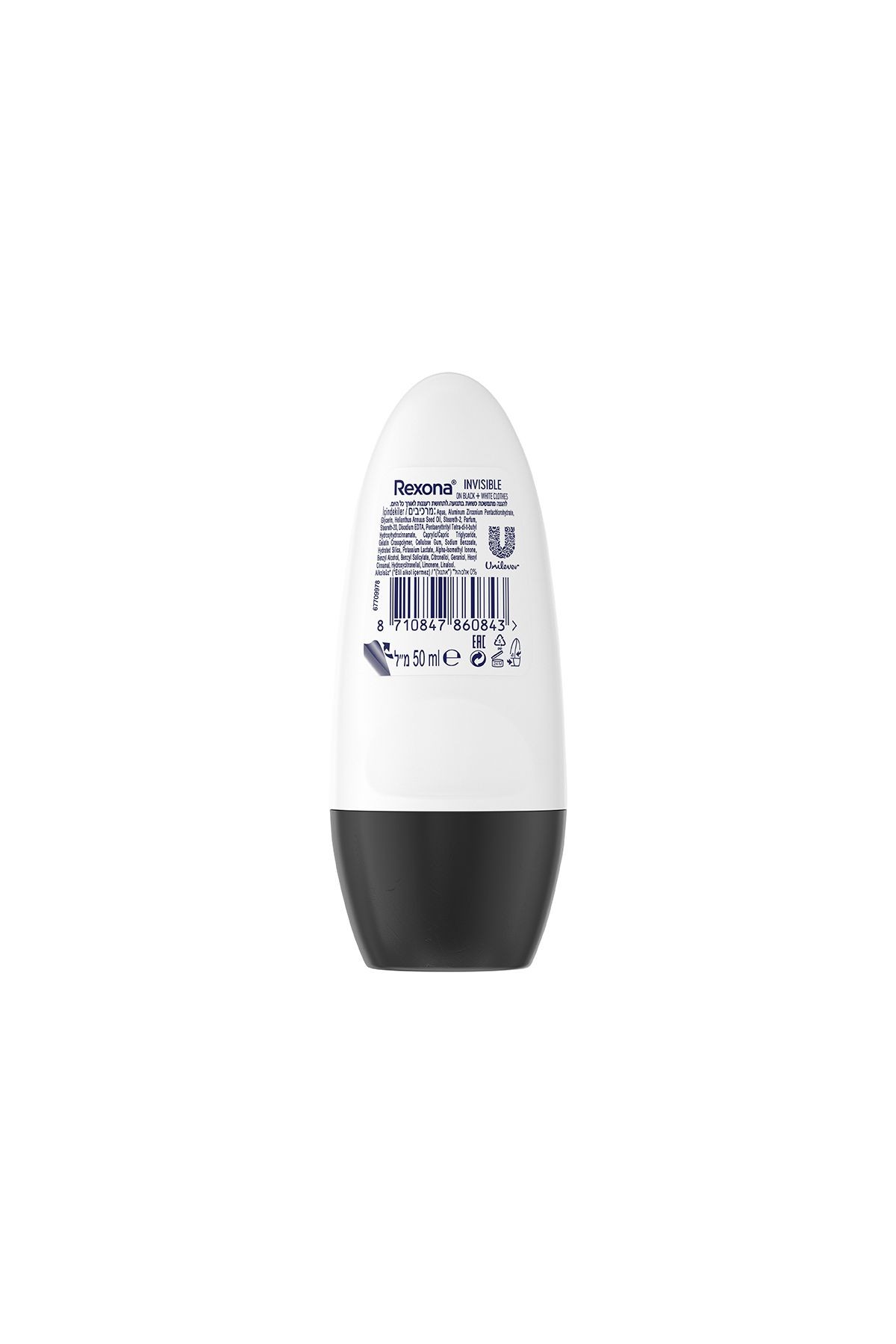 Kadın Roll On Deodorant Invisible On Black White Clothes 50 ml X2 Adet