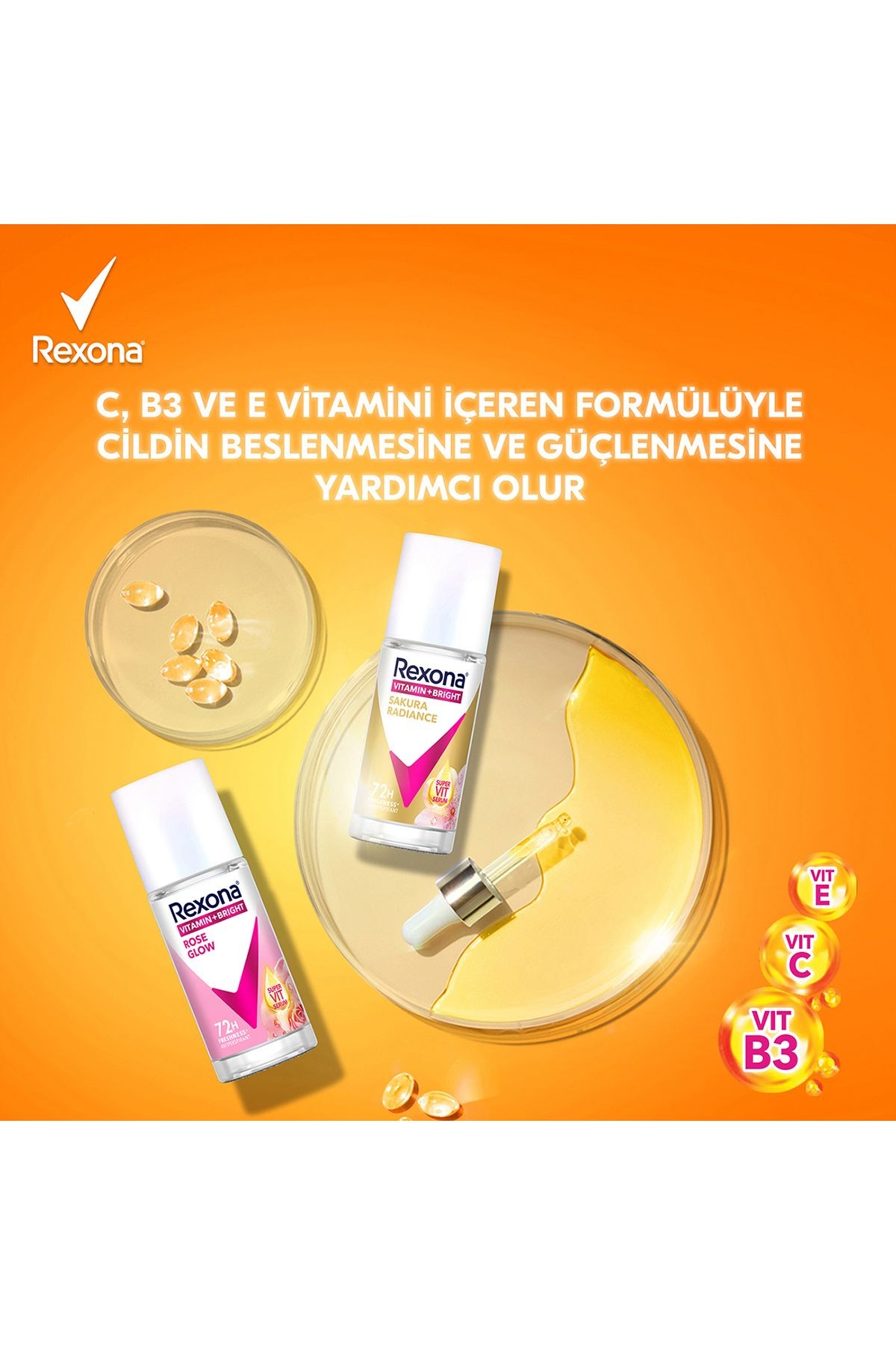 Vitamin Bright Kadın Roll On Deodorant Sakura Radiance 45 ml