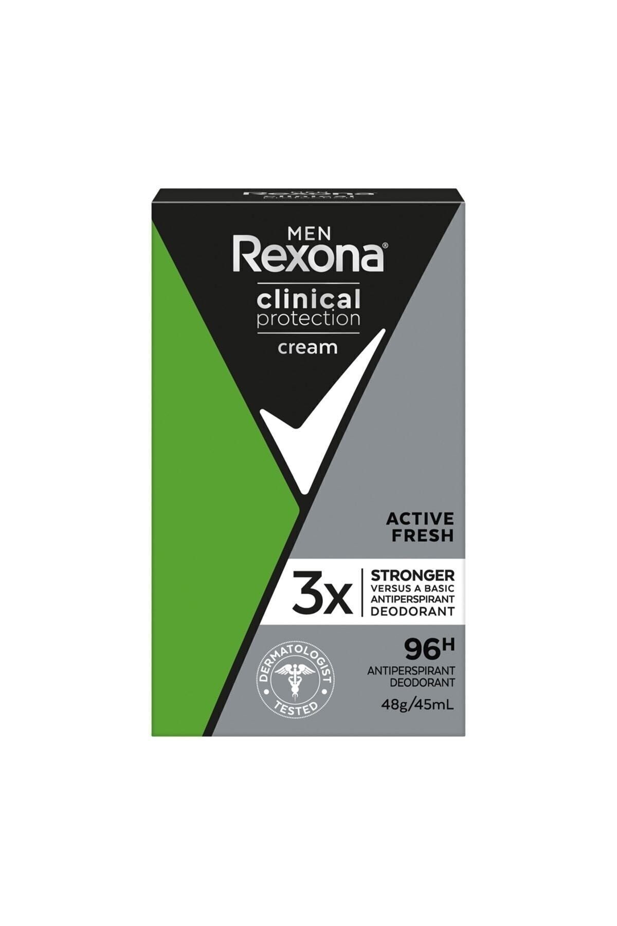 Men Deodorant Clinical Protection Active Fresh Stick 45 Ml X 4 Adet