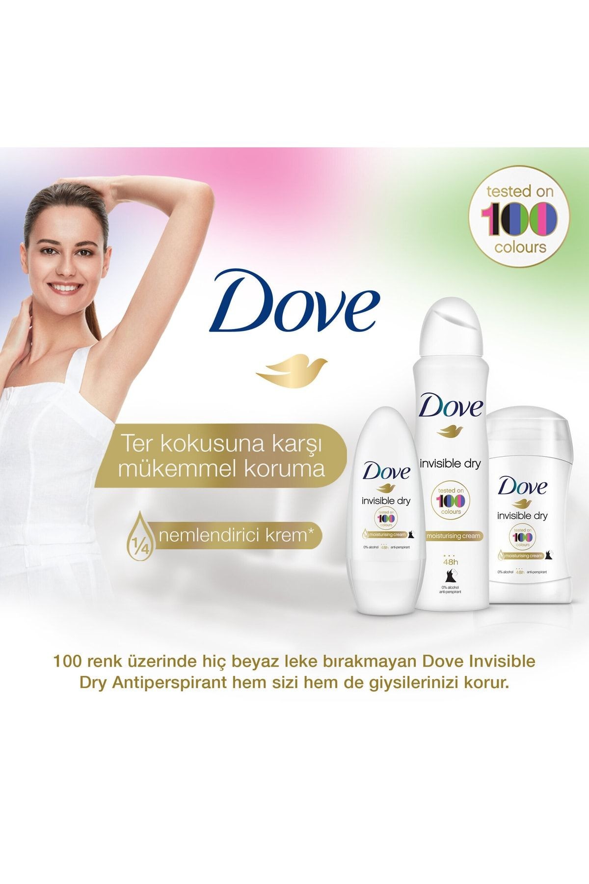 Deodarant Invisible Dry Stick 40 Ml X 3 Adet