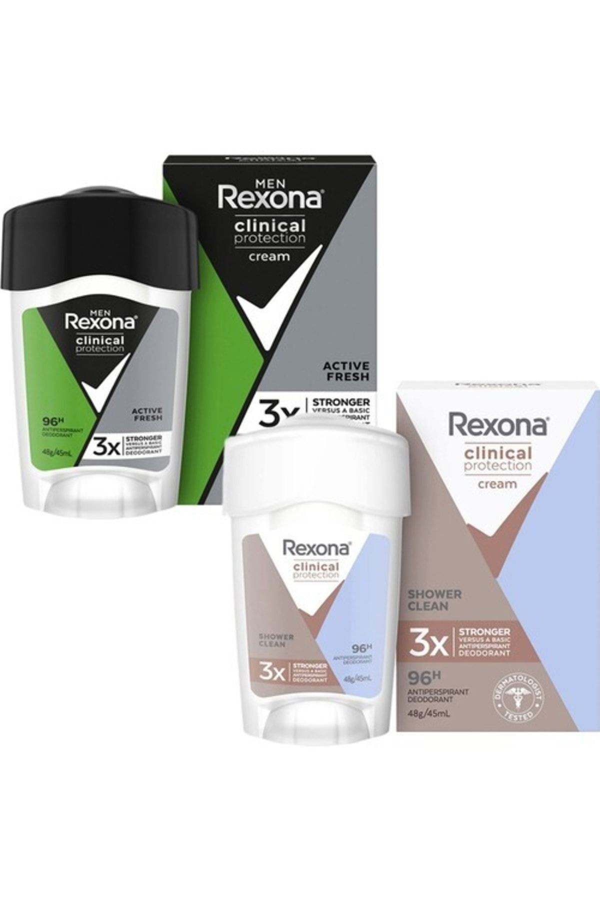 Clinical Protection Kadın Ve Erkek Stick Deodorant 45ml 2'li Set