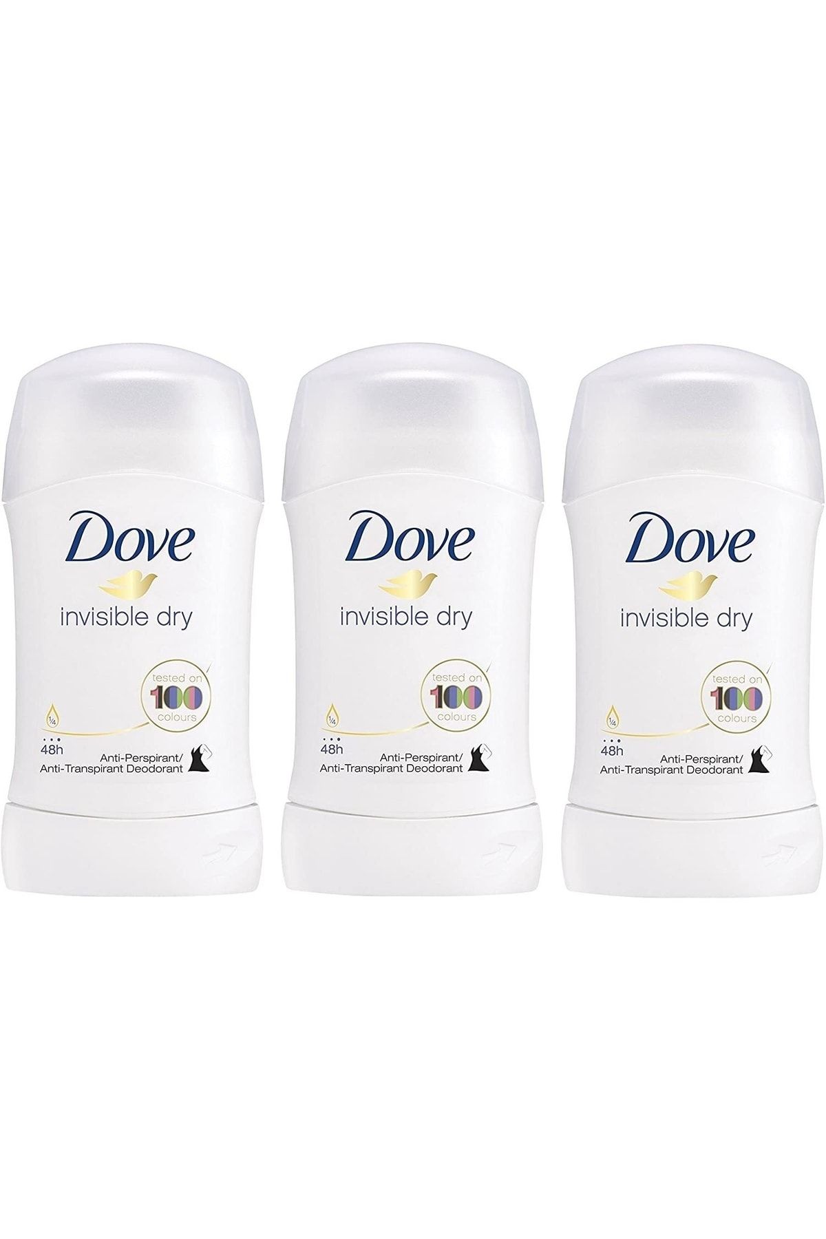 Deodarant Invisible Dry Stick 40 Ml X 3 Adet