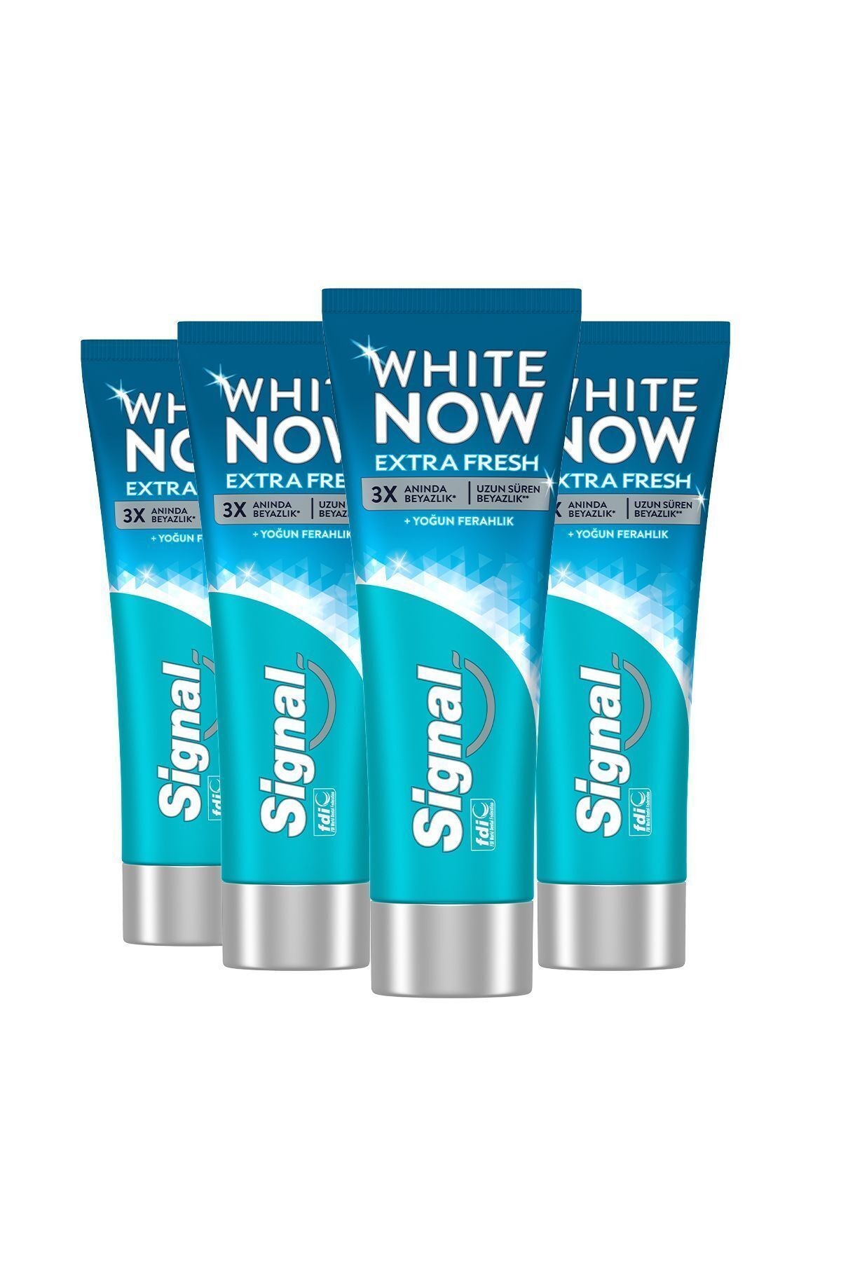White Now Diş Macunu Extra Fresh Yoğun Ferahlık 75 ml X4