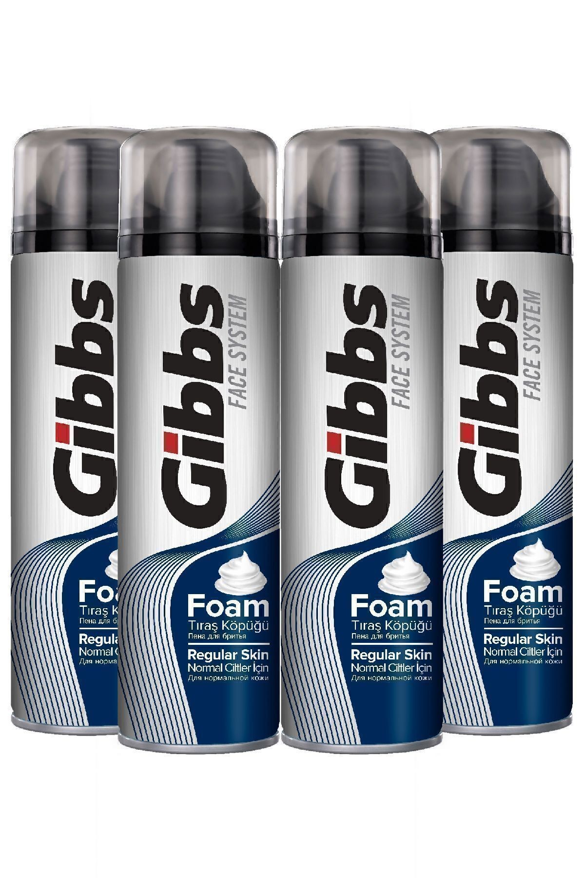 Gibbs Regular Erkek Tıraş Köpüğü 4x200ml