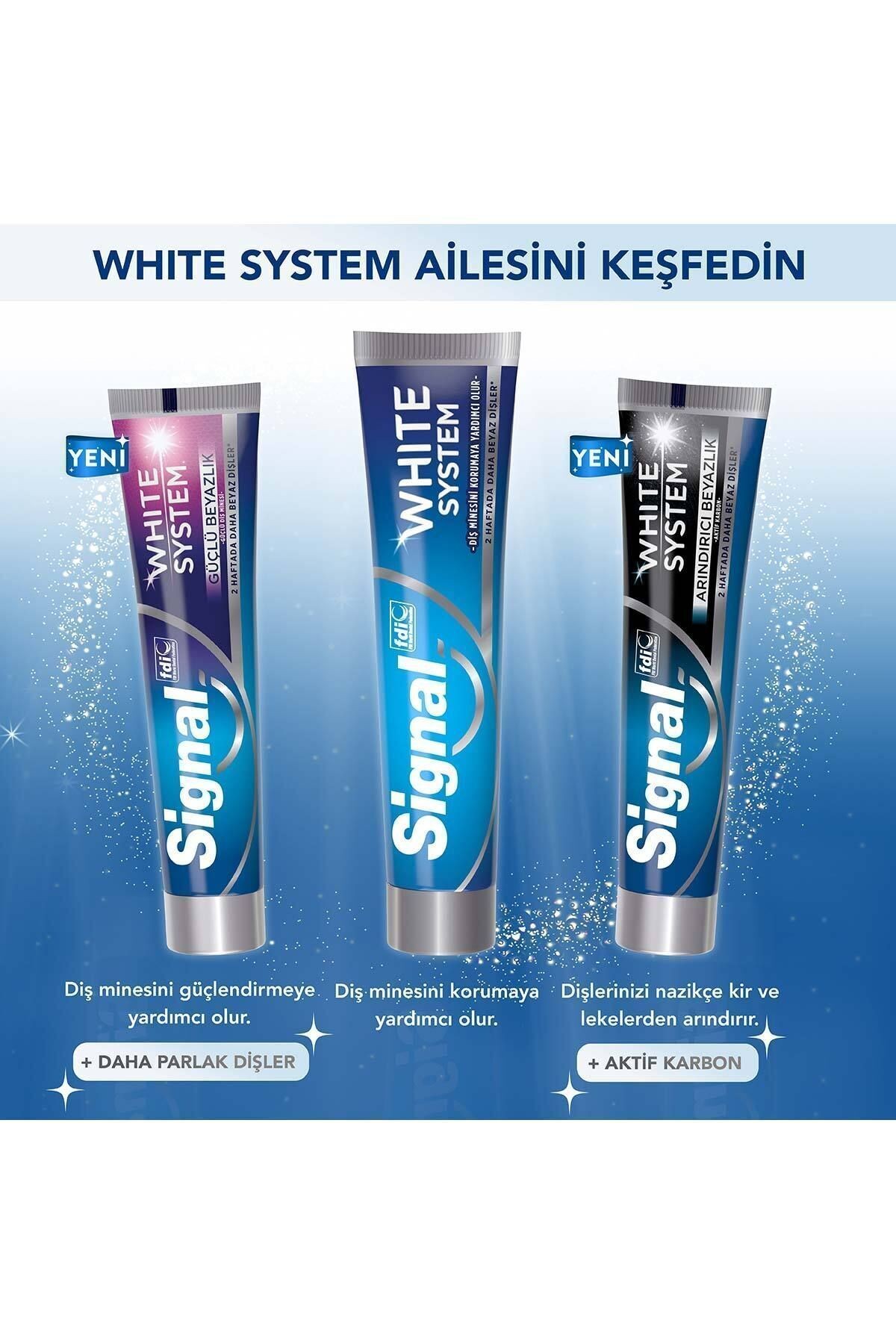 White System Diş Macunu 75 ml X 2 Adet