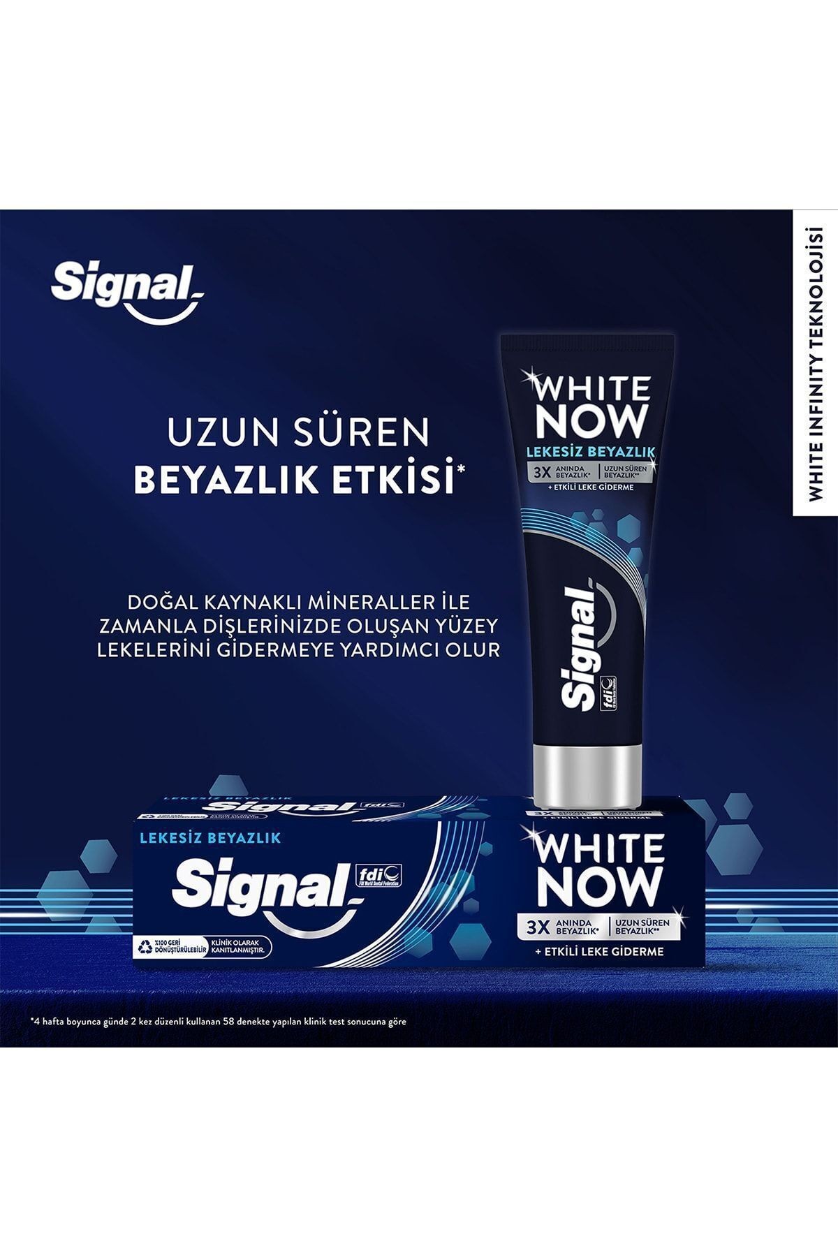 White Now Leke Karşıtı Kahve Ve Sigara Içenler Için Beyazlatıcı Diş Macunu 75 ml