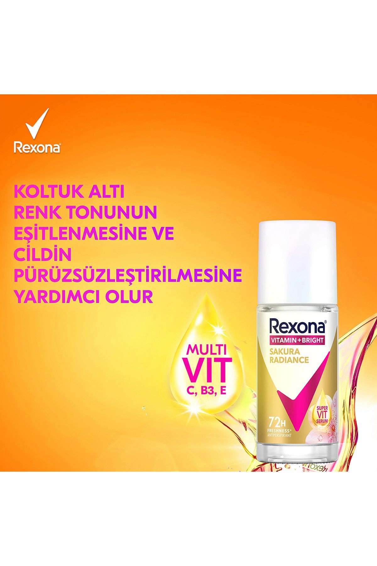 Vitamin Bright Kadın Roll On Deodorant Sakura Radiance 45 ml