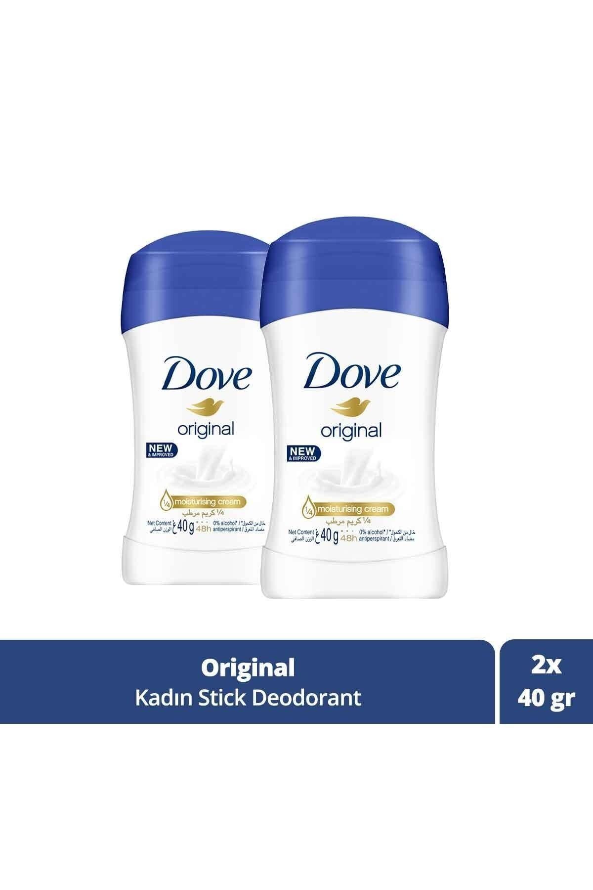 Kadın Stick Deodorant Original Nemlendirici Krem Etkili 40 g X 2 Adet