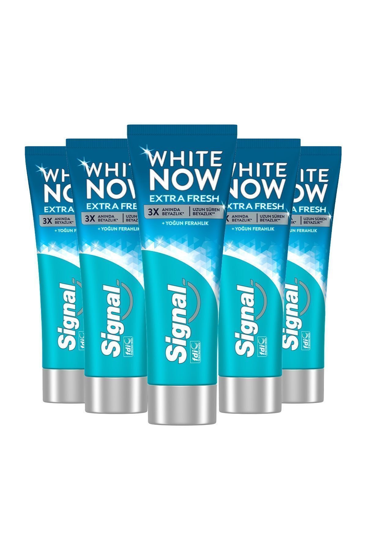 Diş Macunu White Now Extra Fresh Anında Beyazlık Ve Ferahlık 75 ml X5
