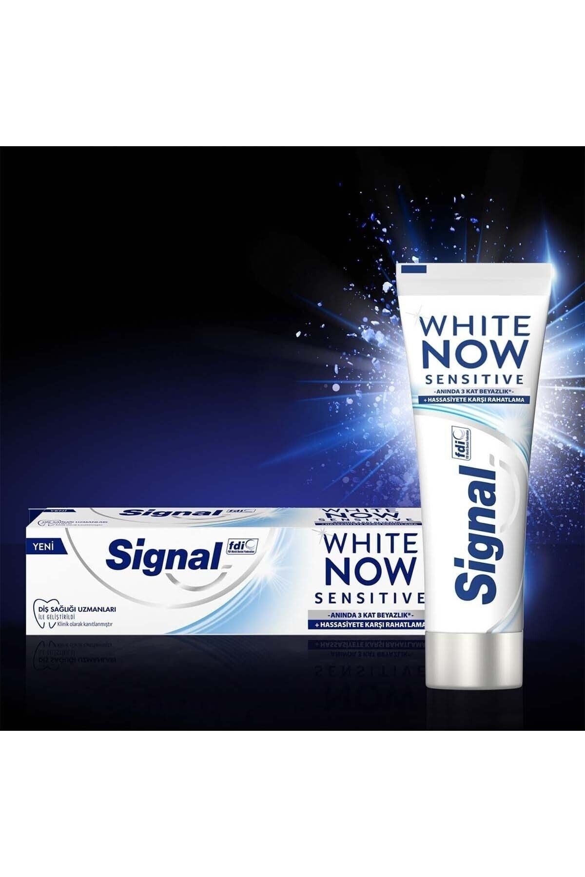 White Now Diş Macunu Sensitive Anında 3 Kat Beyazlık 75 Ml X 2 Adet