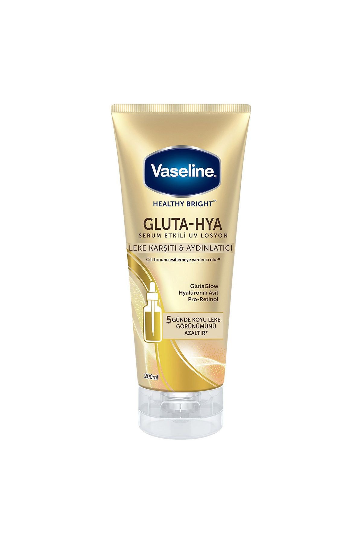 Gluta Hya Serum Etkili Uv Vücut Losyonu Leke Karşıtı Ve Aydınlatıcı 200 ml