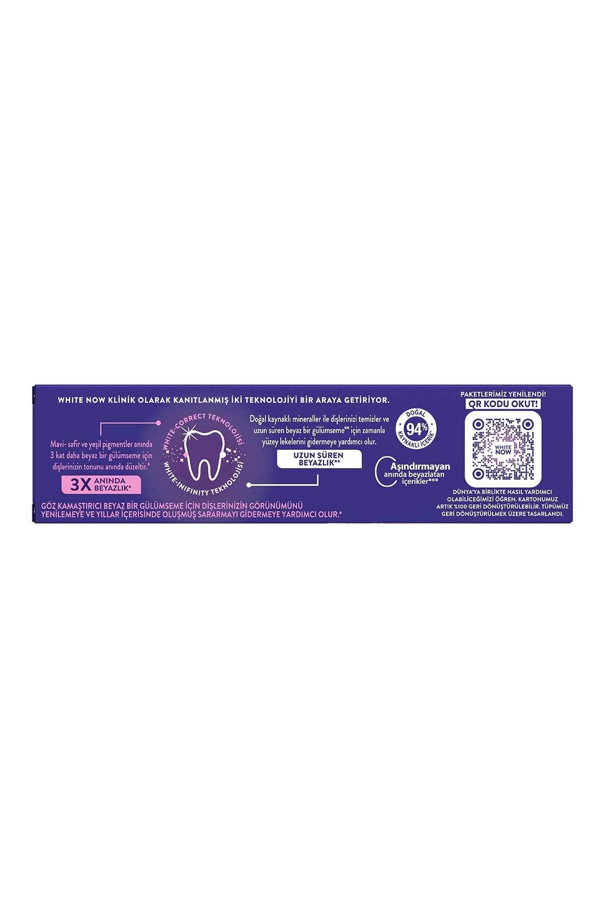 White Now Color Correct Diş Macunu 75 ml X4