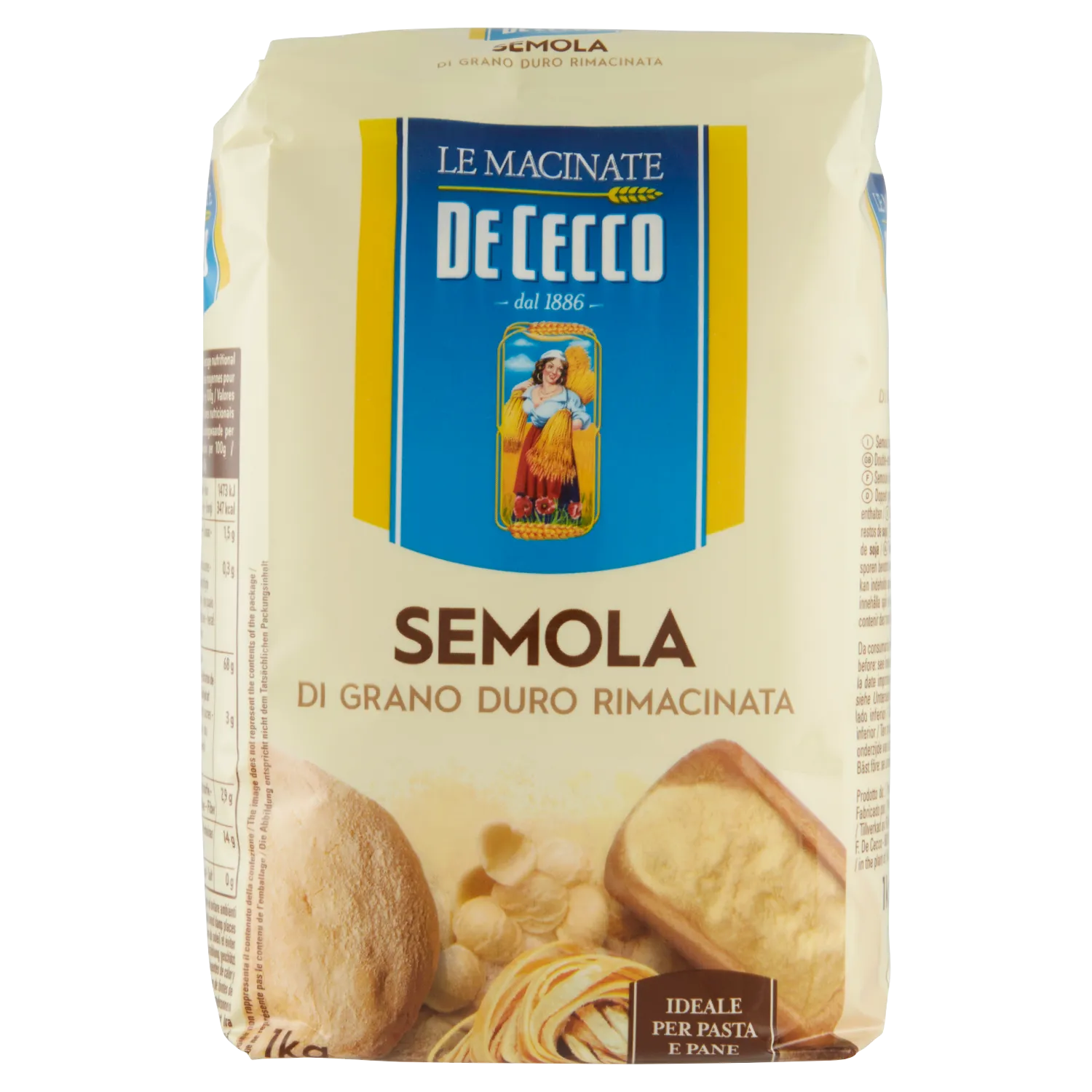 De Cecco Semolina Durum Buğdayı Unu 1000 Gr