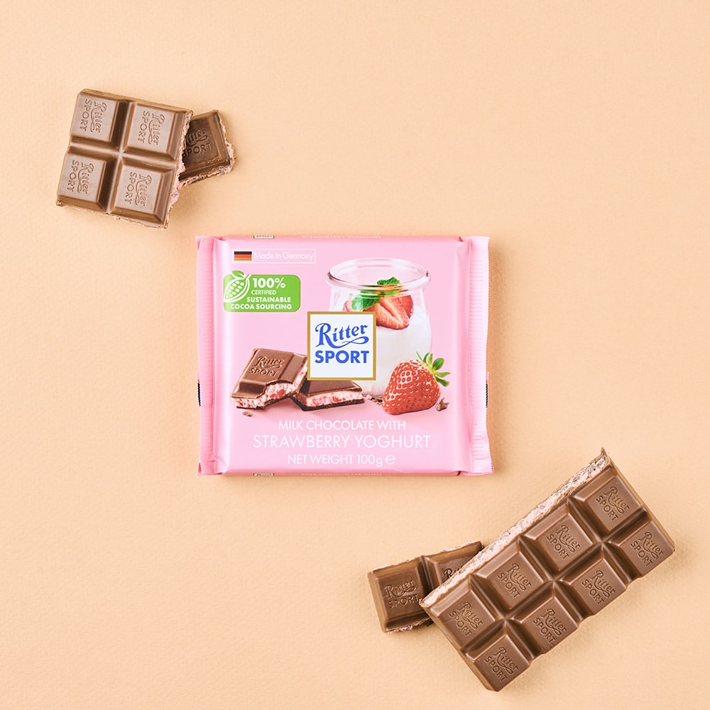 Ritter Sport Strawberry Yoghurt 100 Gr