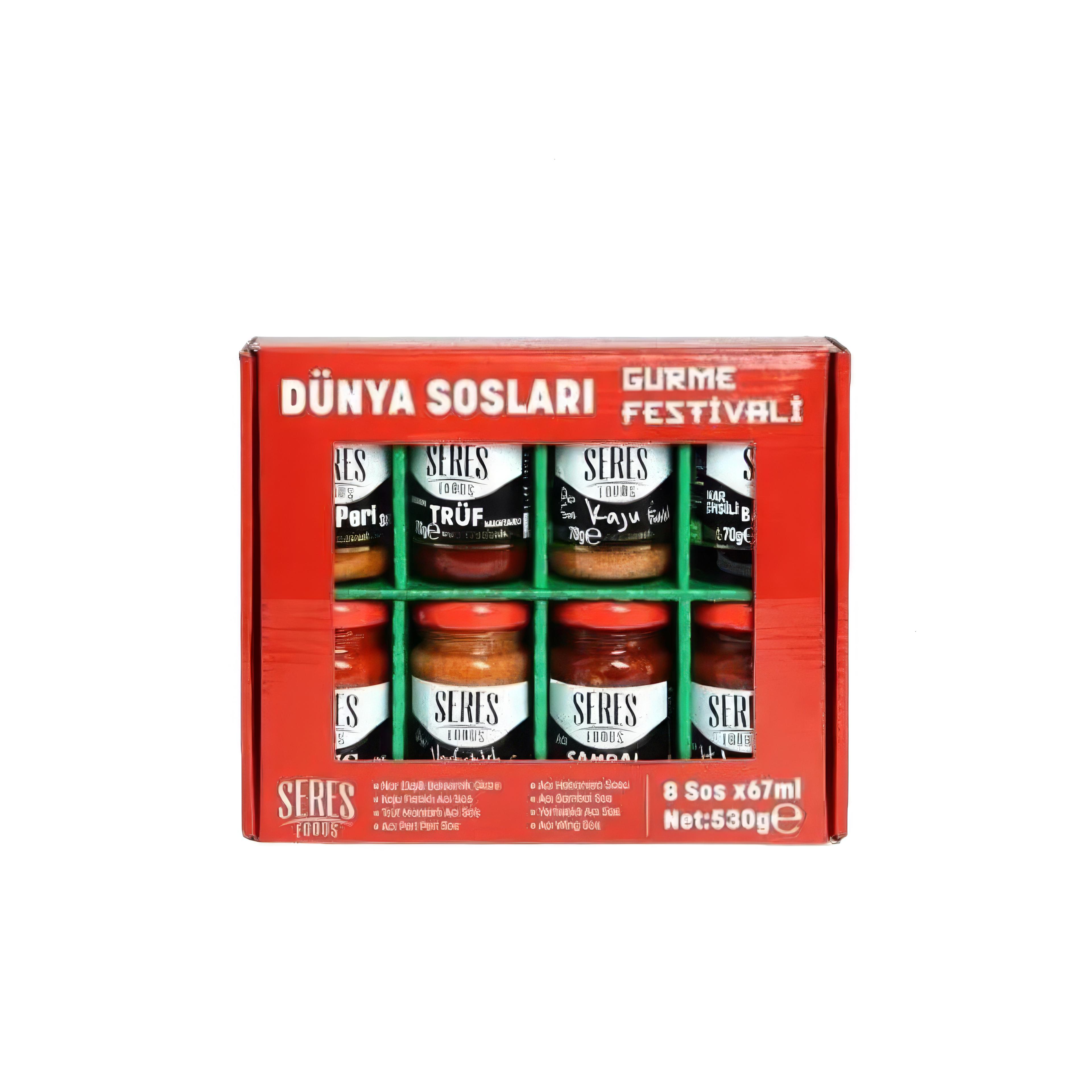 Seres Foods Gurme Festi̇vali̇ Dünya Soslari  Set  8* 67 Gr 530 Gr