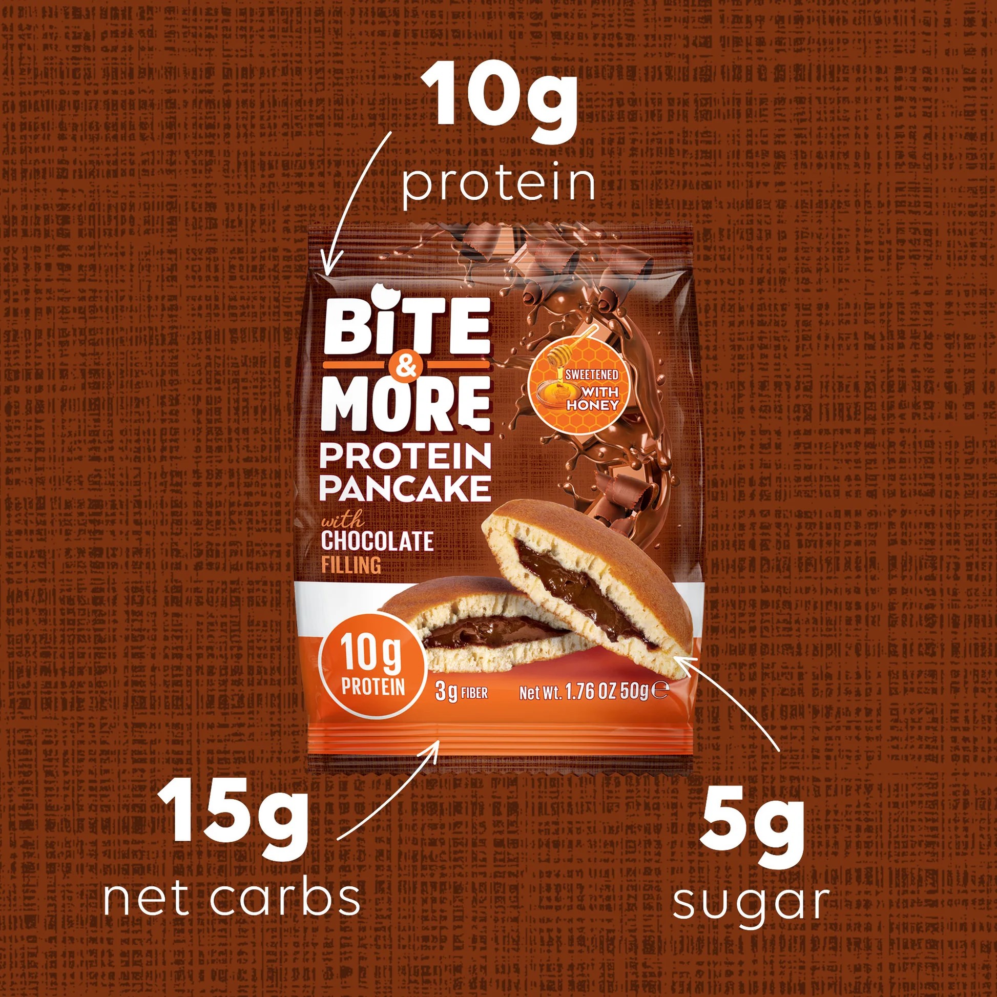 Bite And More Çi̇kolatalı Protei̇n Pancake 50 Gr